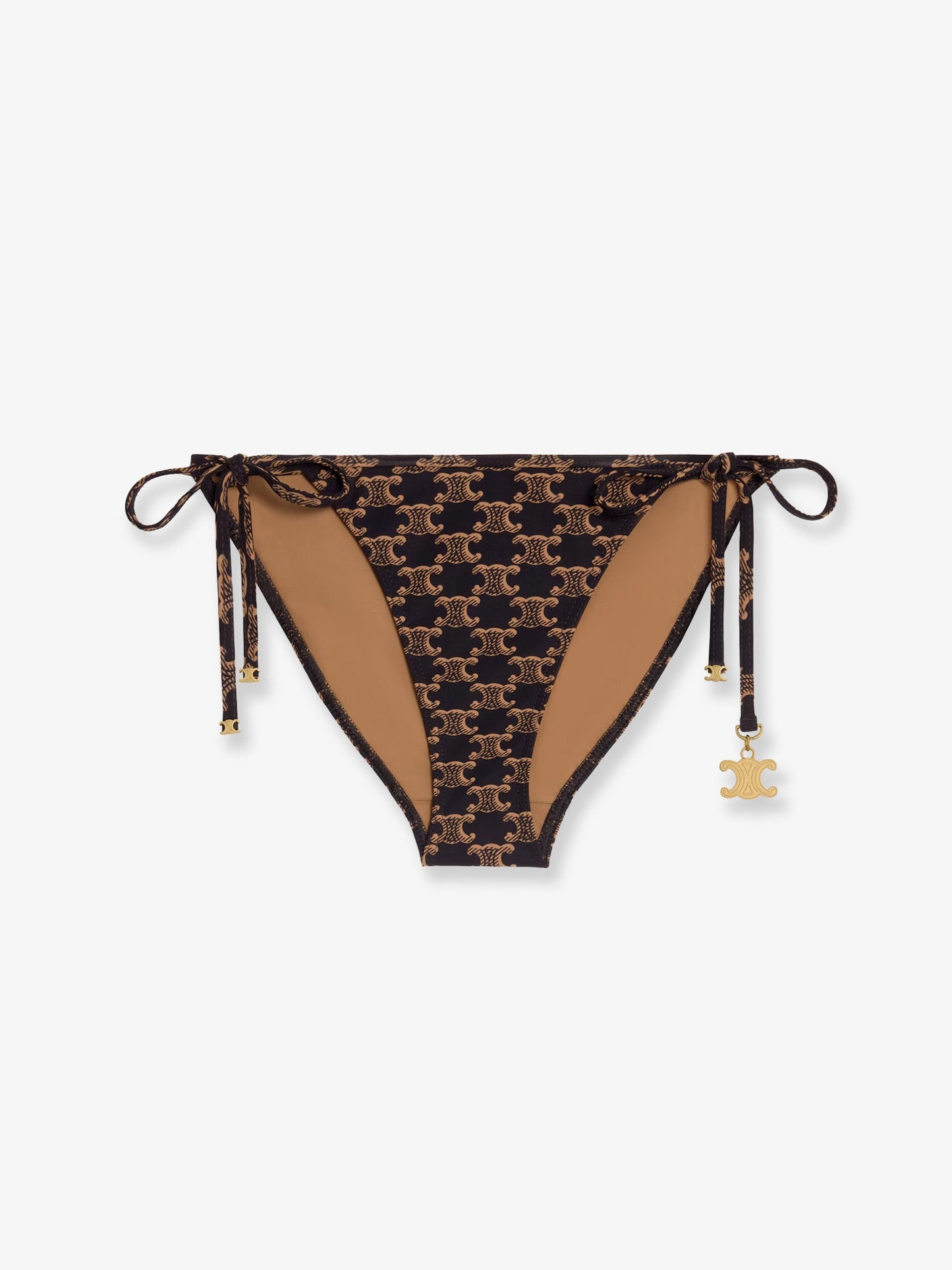 Celine Women Jersey Bikini Bottom With Monogram Print CELINE