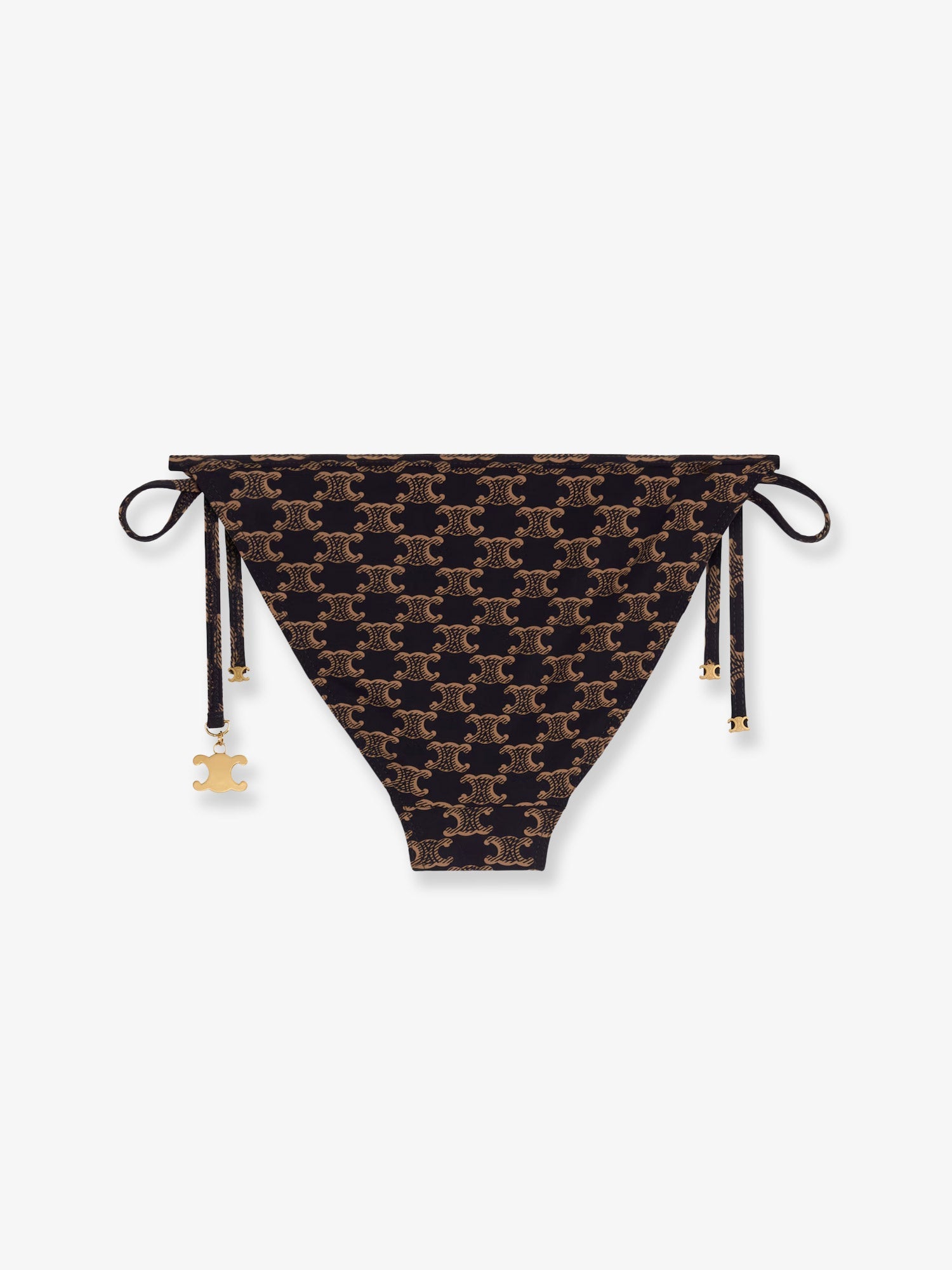 Celine Women Jersey Bikini Bottom With Monogram Print CELINE