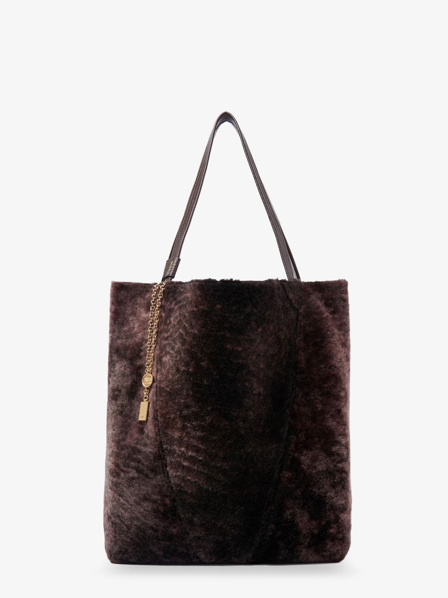 Chloe' Women Spin Shearling Shoulder Bag CHLOE