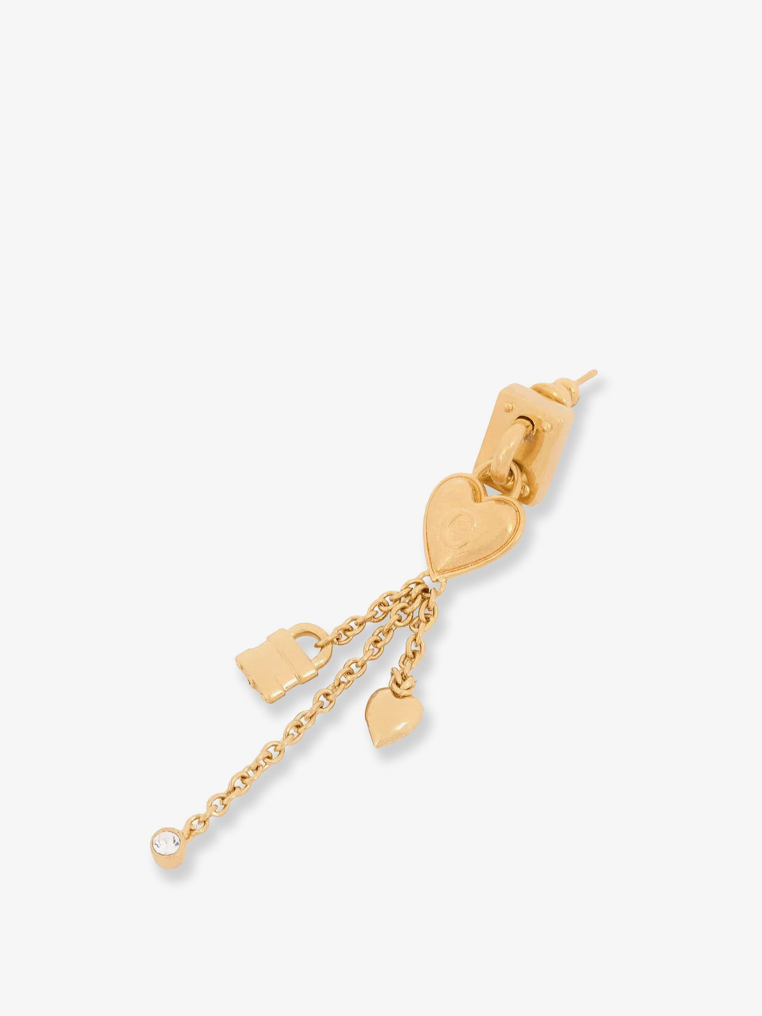 Chloe' Women Mini Paddington Brass Earrings CHLOE