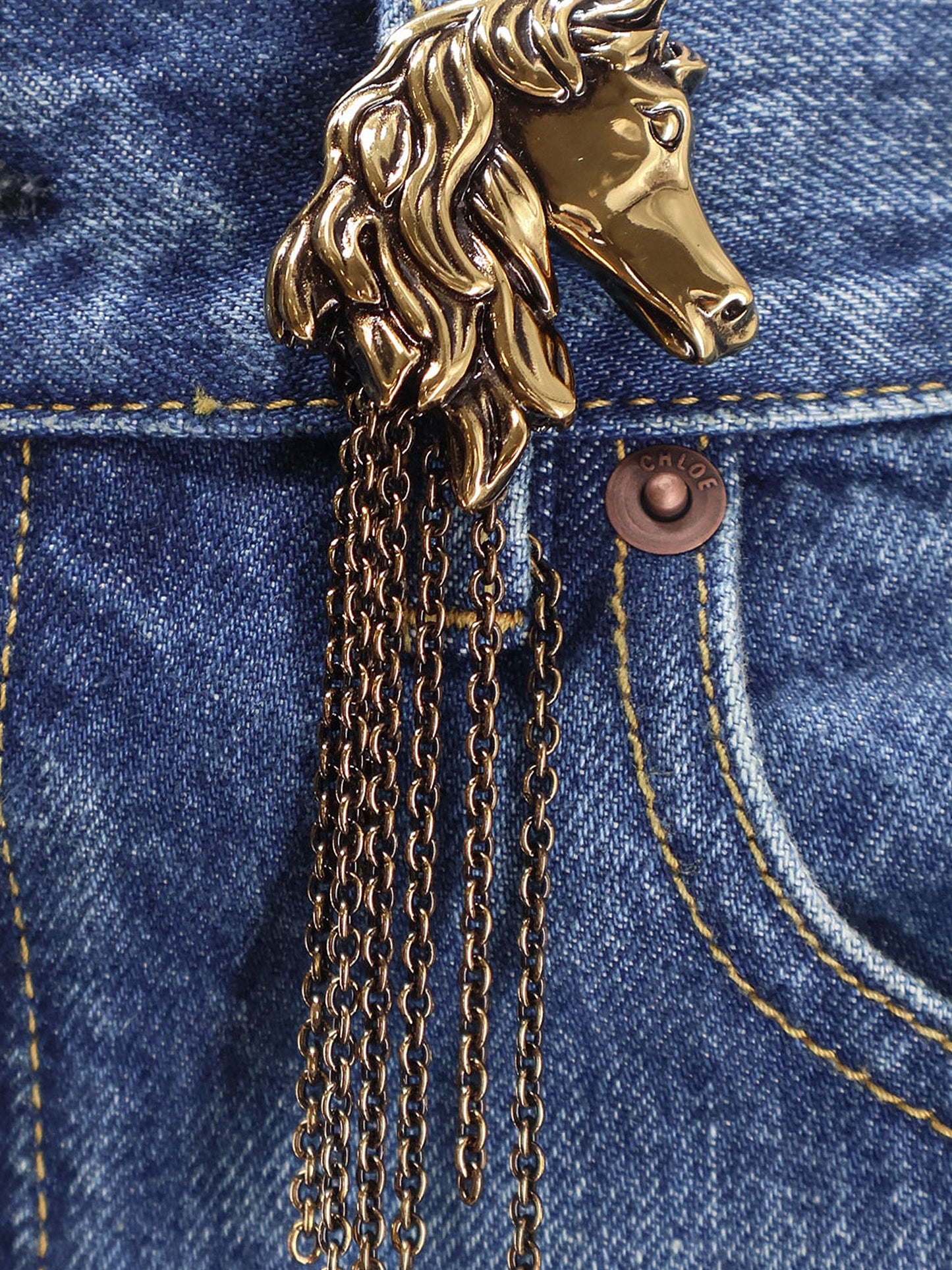 Chloe' Women High Waist Biologic Cotton Jeans CHLOE