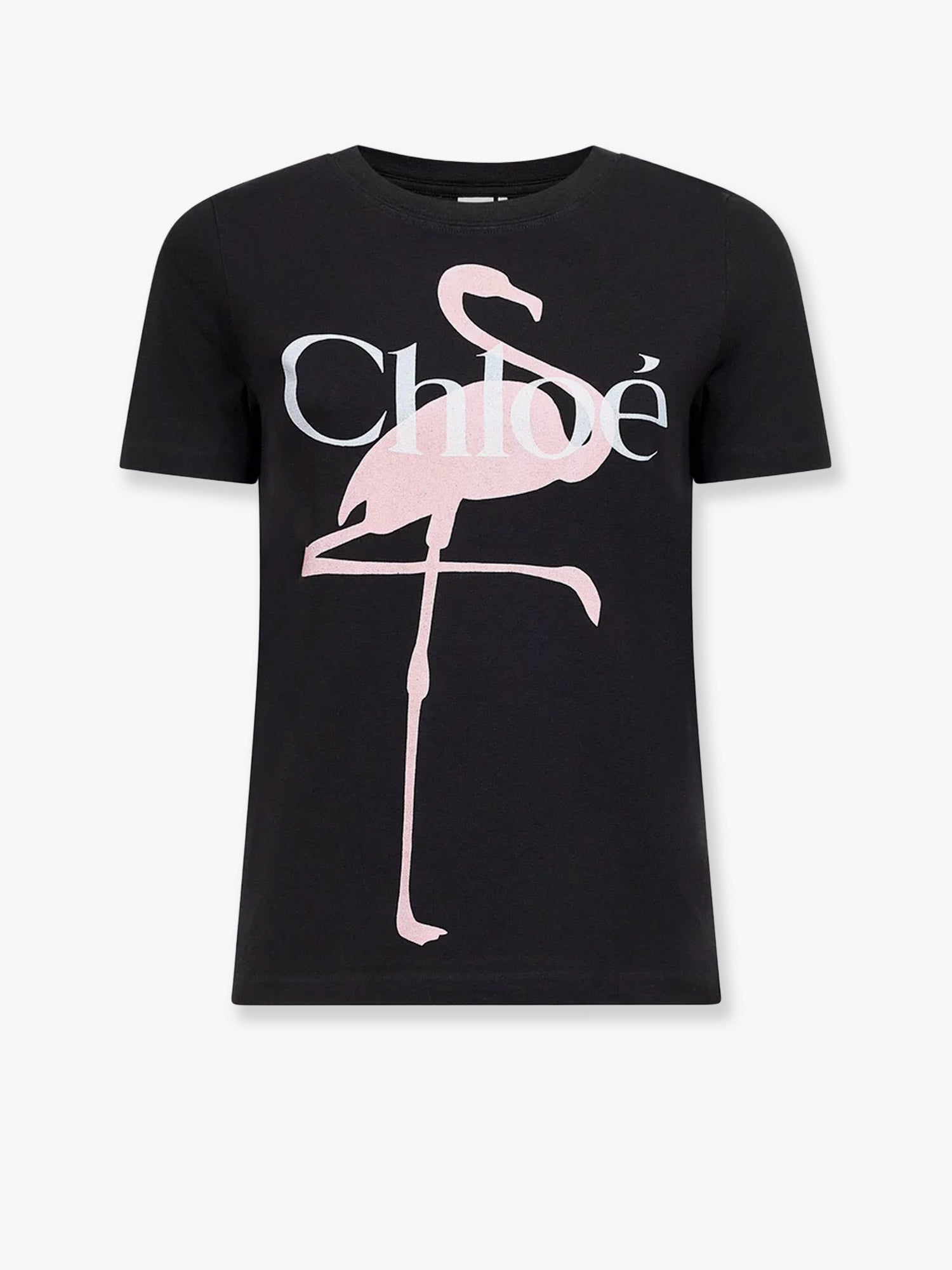 Chloe' Women Cotton T-Shirt With Print CHLOE