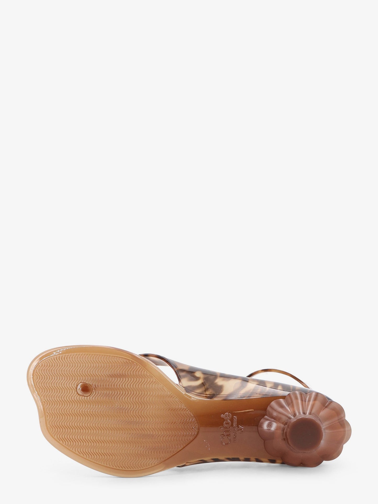 Chloe' Women Jelly Tpu Sandals With Animal Print CHLOE
