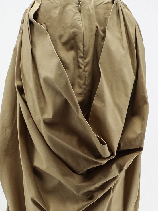 Chloe' Women Draped Cotton Skirt CHLOE