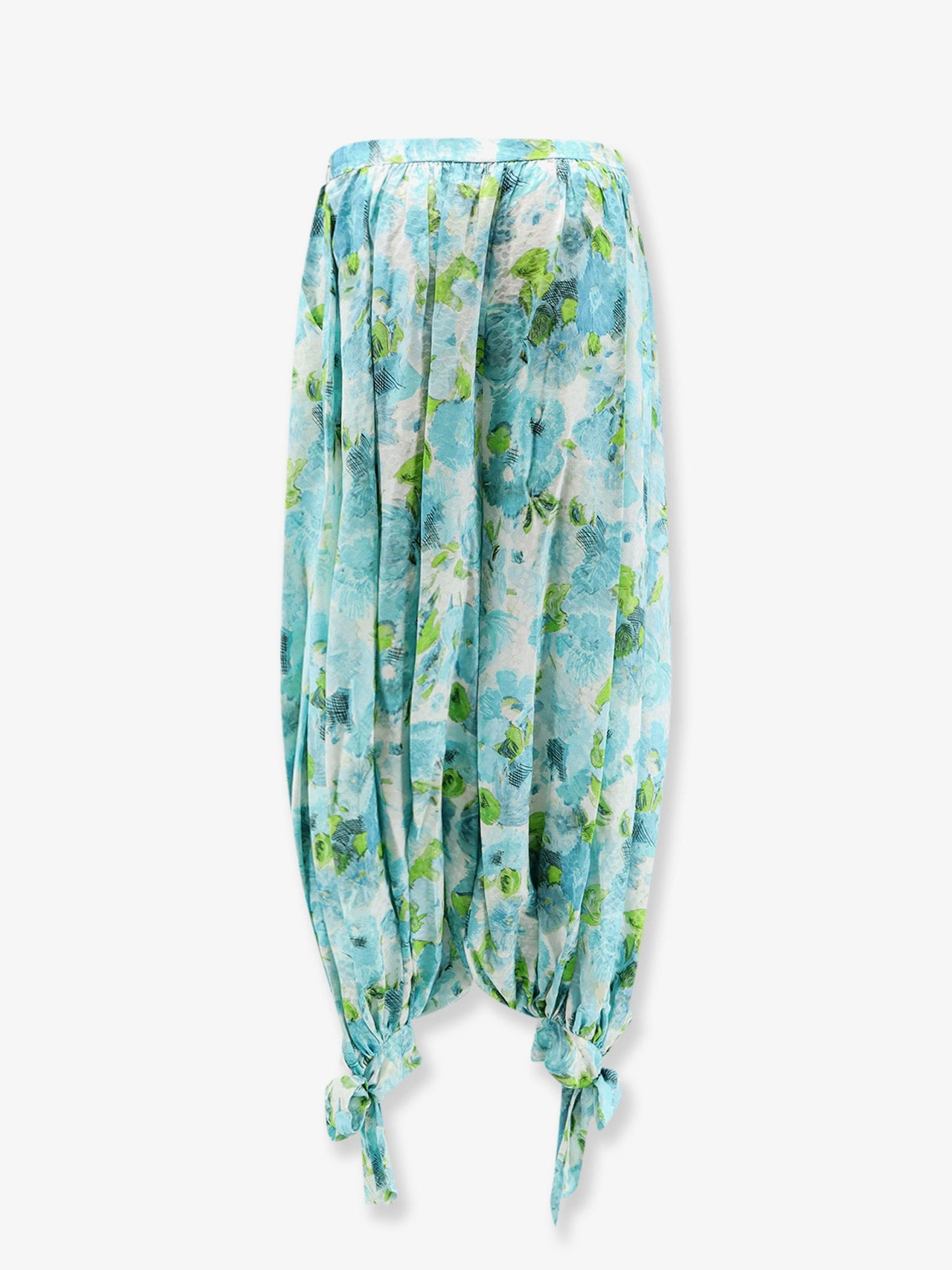 Chloe' Women Harem Multicolor Silk Trousers CHLOE