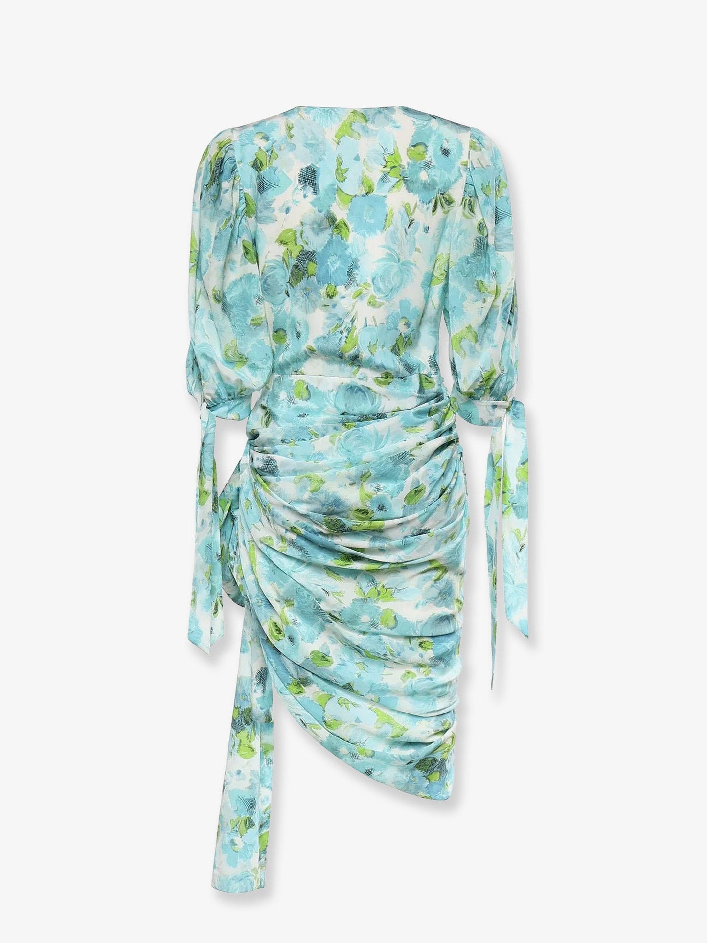 Chloe' Women Silk Dress With Multicolor Floral Print CHLOE
