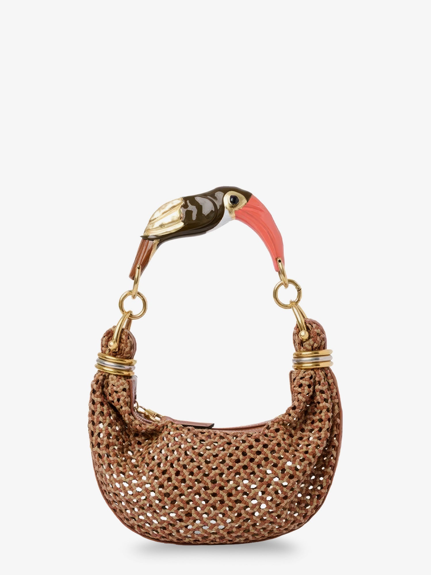 Chloe' Women Bracelet Hobo Handbag With Toucan Handle CHLOE
