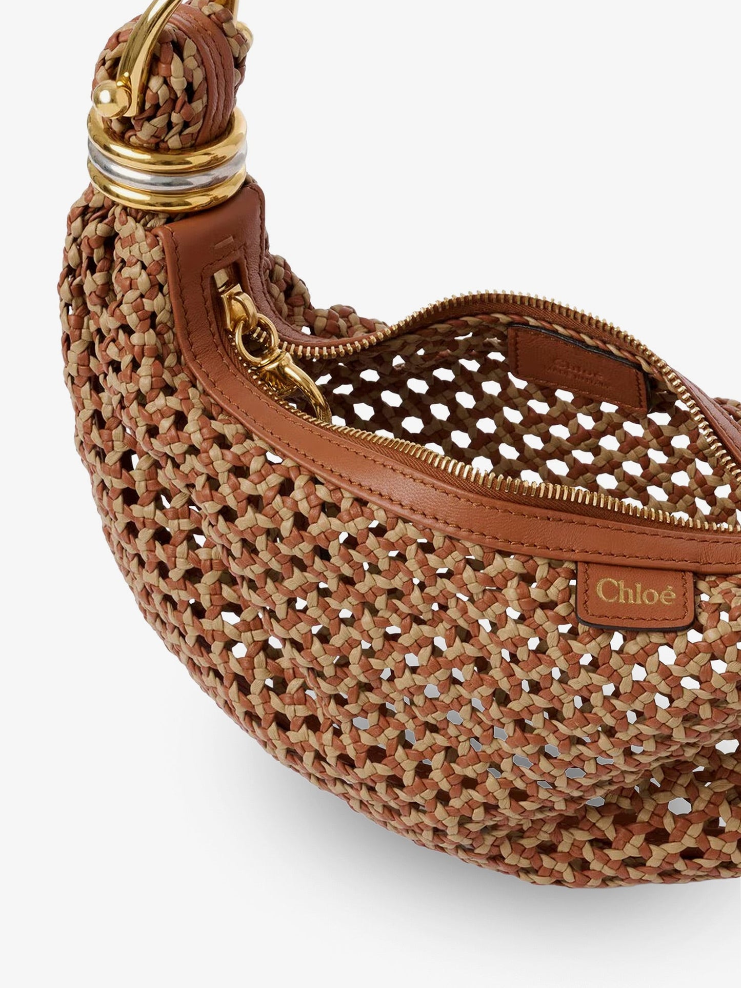 Chloe' Women Bracelet Hobo Handbag With Toucan Handle CHLOE