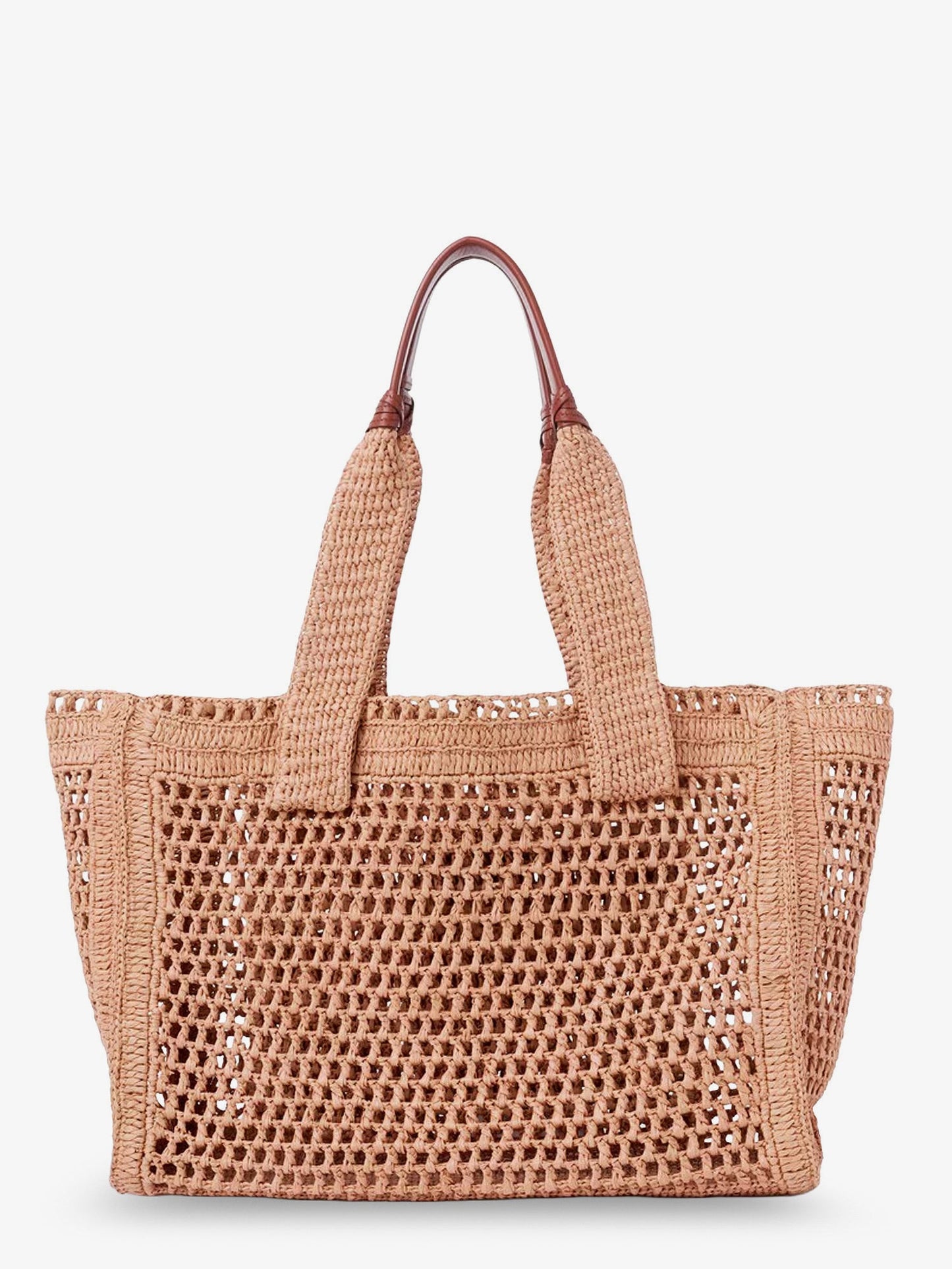 Chloe' Women East-West Summer Banana Raffia Shoulder Bag CHLOE