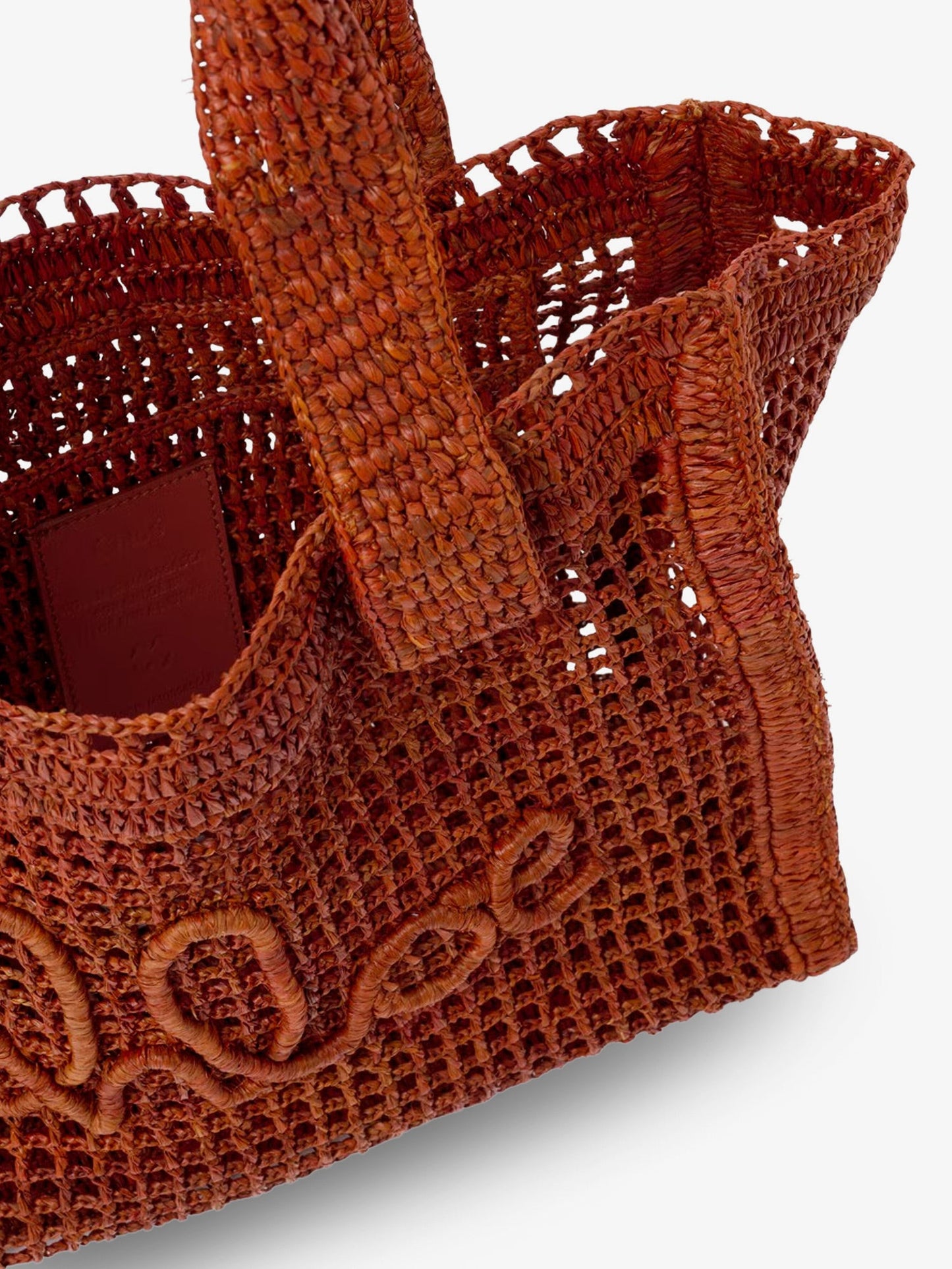 Chloe' Women East-West Summer Banana Raffia Shoulder Bag CHLOE