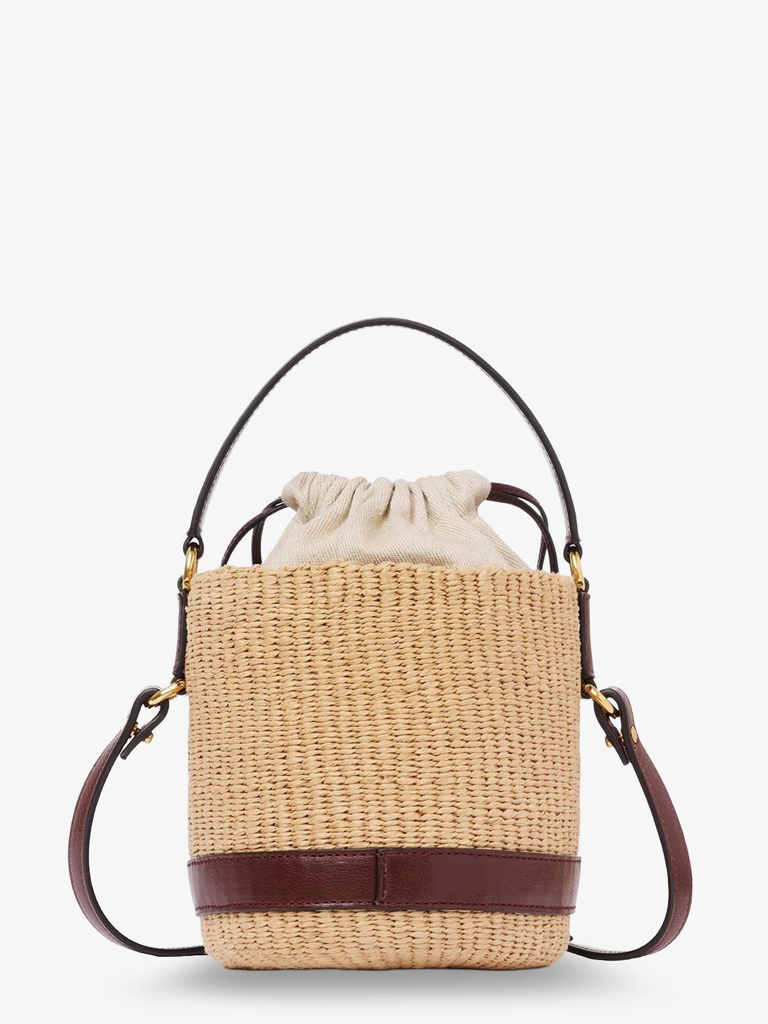 Chloe' Women Chloe Charms Natural Fibers Bucket Bag CHLOE
