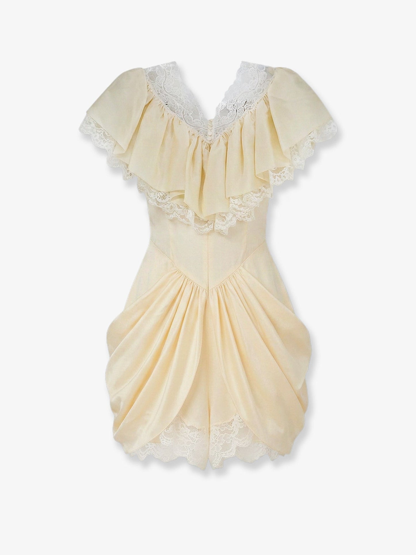 Chloe' Women Silk Jumpsuit With Lace Details CHLOE