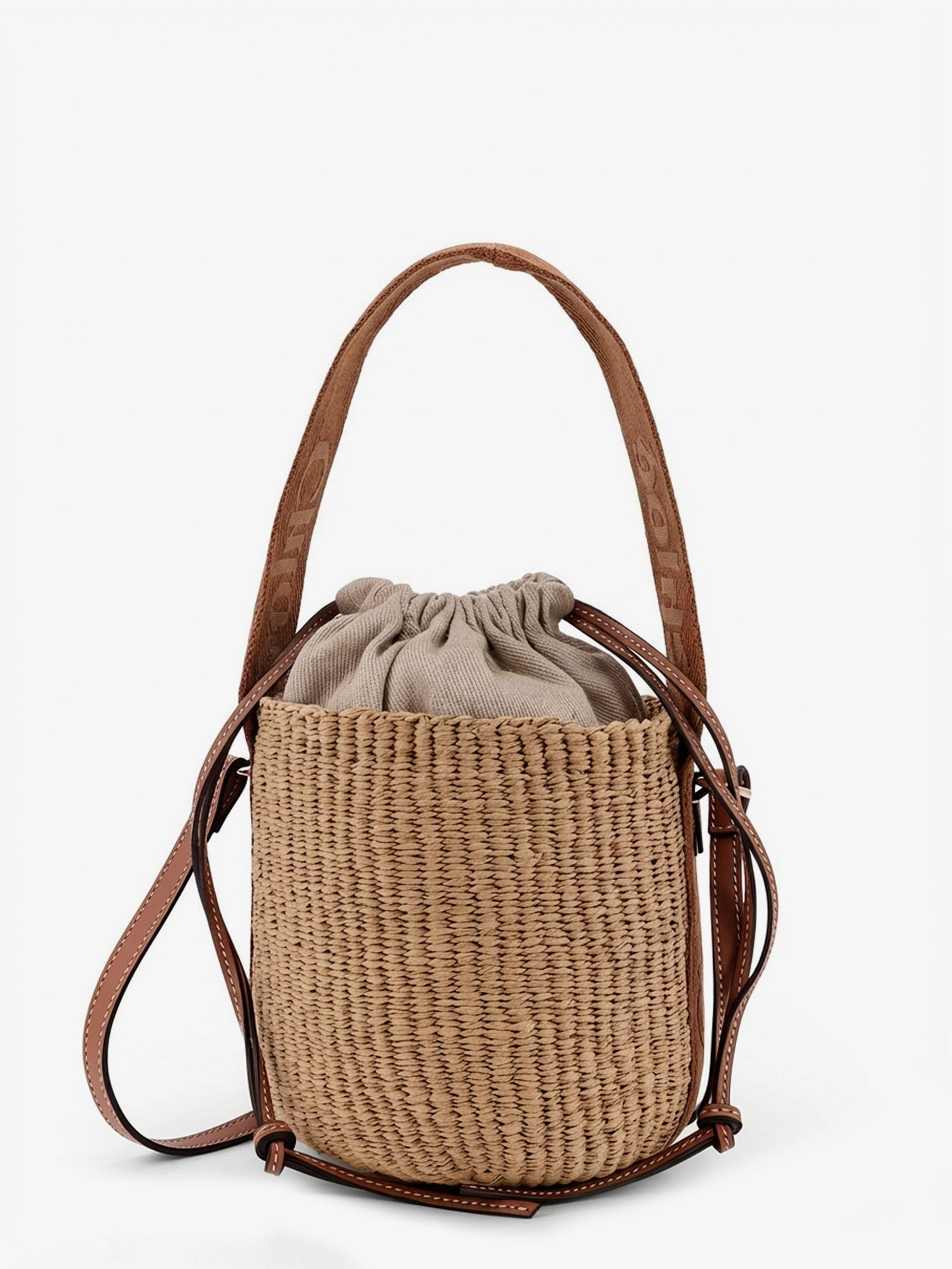 Chloe' Women Woody Raffia Bucket Bag CHLOE