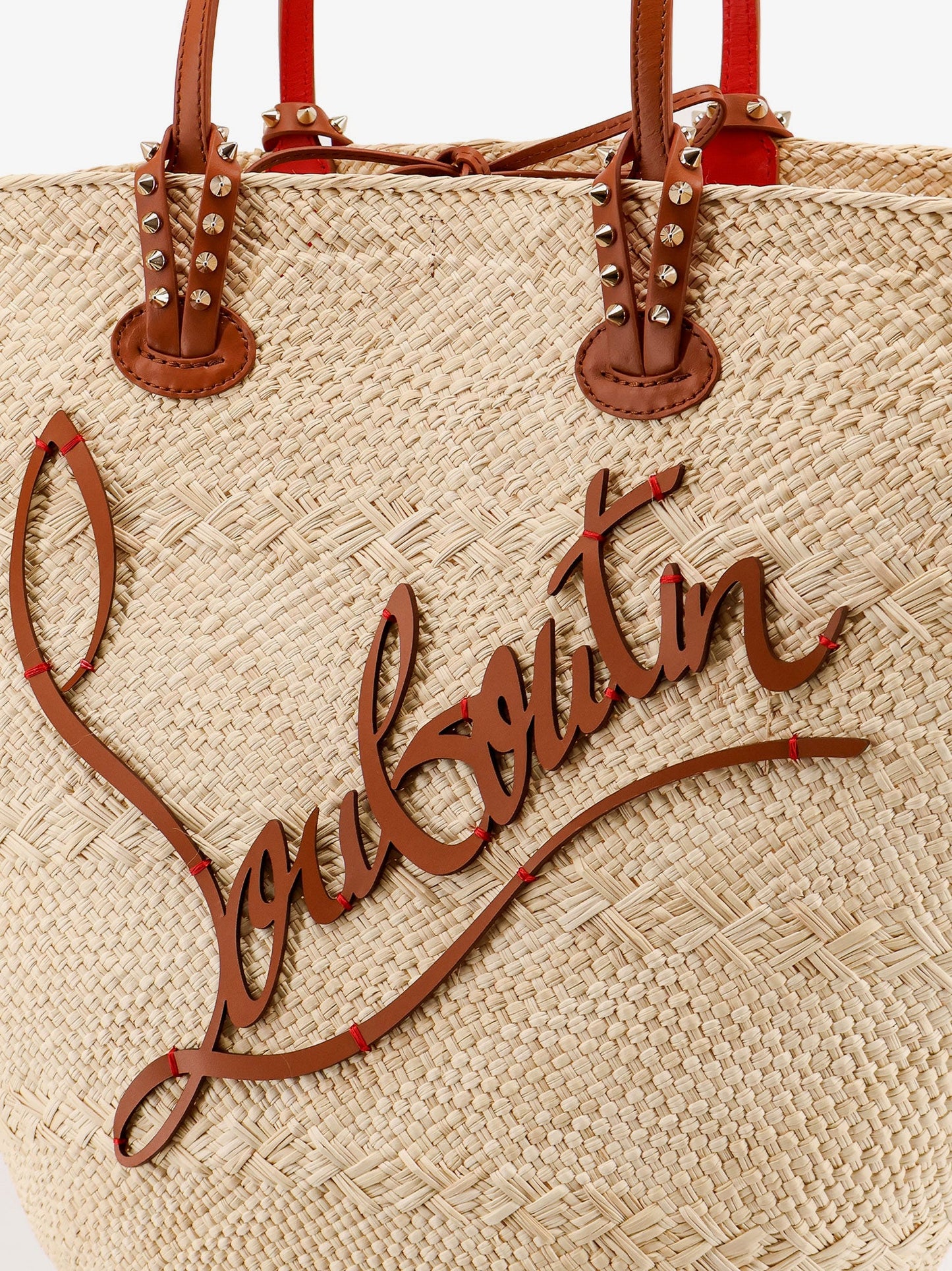 Christian Louboutin Women Cabata Large Raffia Shoulder Bag CHRISTIAN LOUBOUTIN