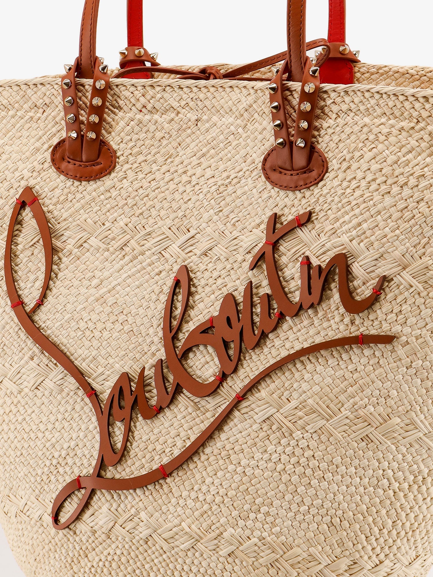 Christian Louboutin Women Cabata Large Raffia Shoulder Bag CHRISTIAN LOUBOUTIN