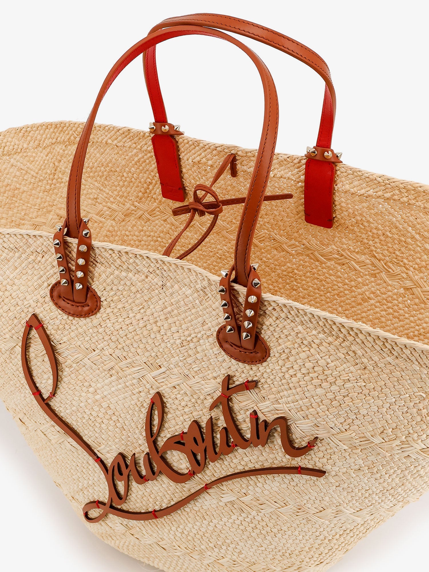 Christian Louboutin Women Cabata Large Raffia Shoulder Bag CHRISTIAN LOUBOUTIN