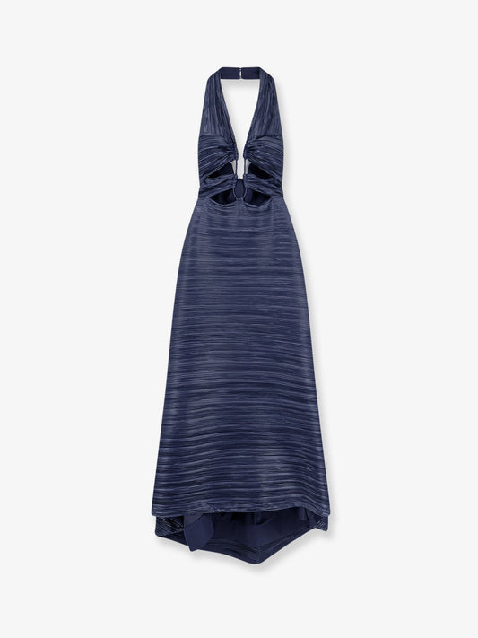 Cult Gaia Women Pleated Fabric Jahzara Dress CULT GAIA