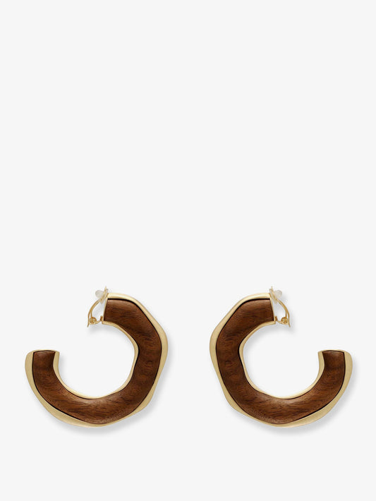 Cult Gaia Women Madeira Natural Wood Earrings CULT GAIA