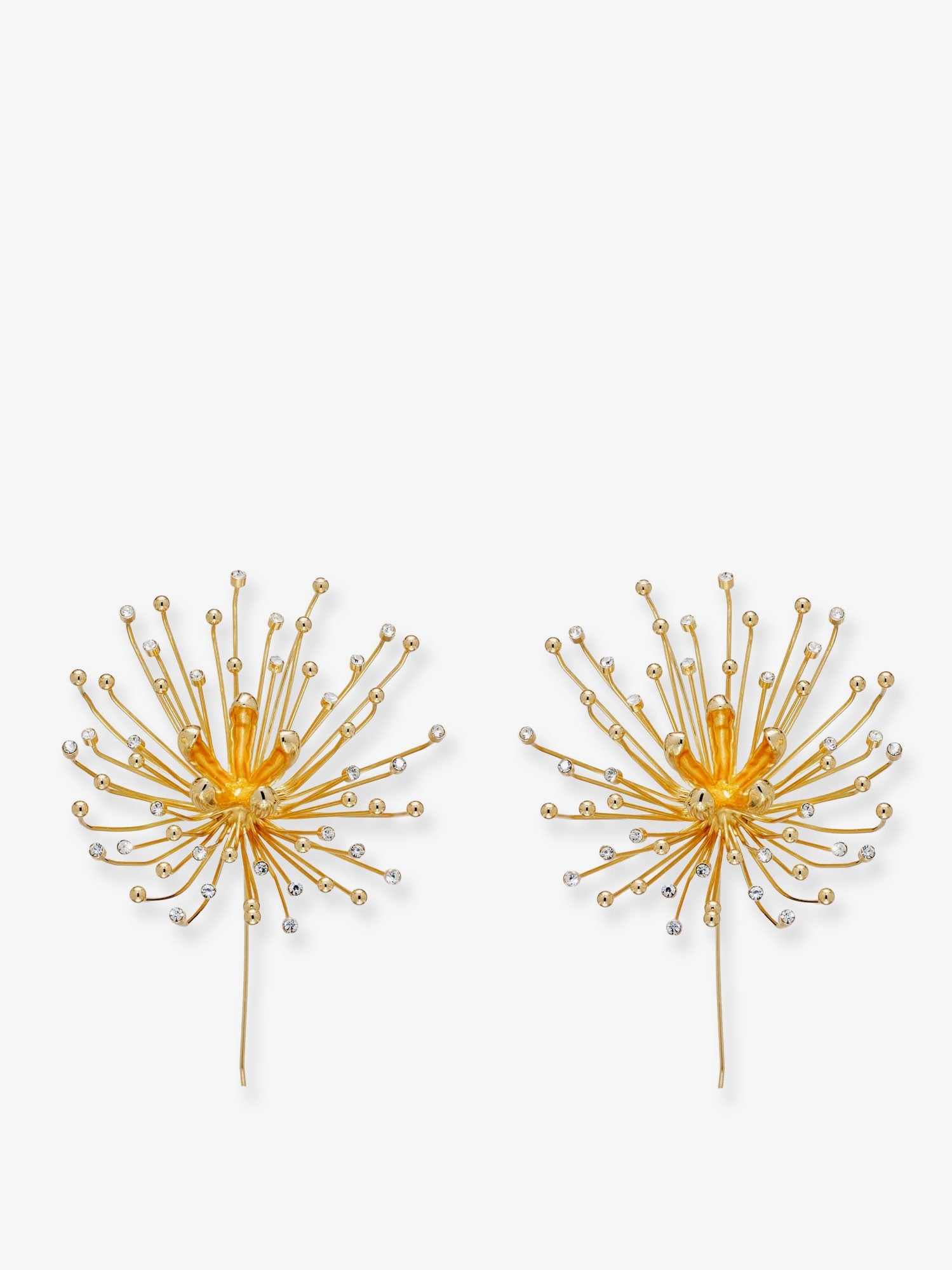 Cult Gaia Women Damita Brass Earrings With Gold Finishes CULT GAIA