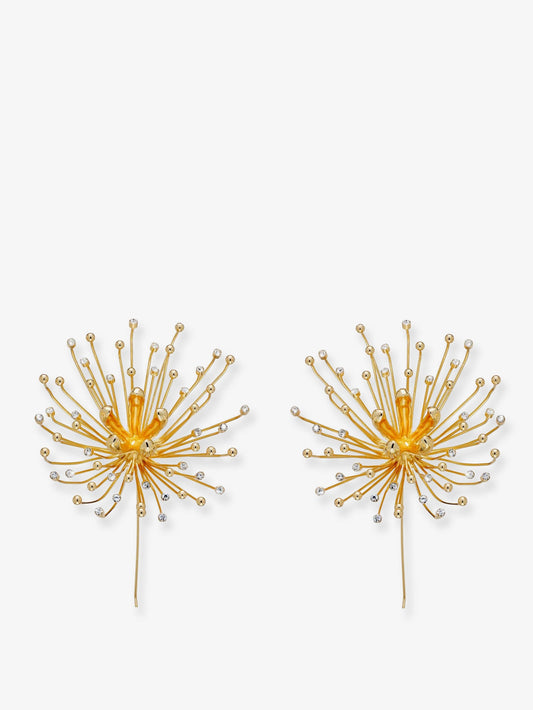 Cult Gaia Women Damita Brass Earrings With Gold Finishes CULT GAIA