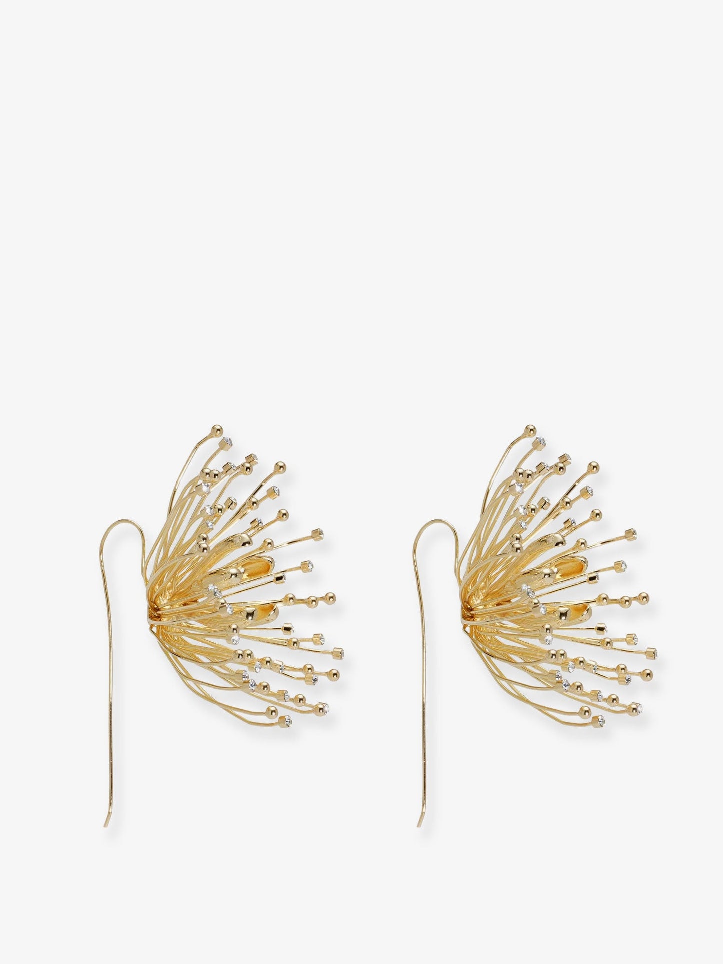 Cult Gaia Women Damita Brass Earrings With Gold Finishes CULT GAIA