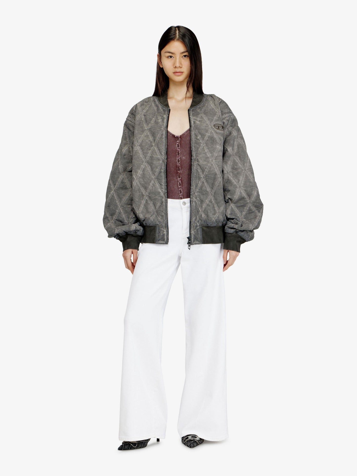 Diesel Women Cotton Blend Trousers DIESEL