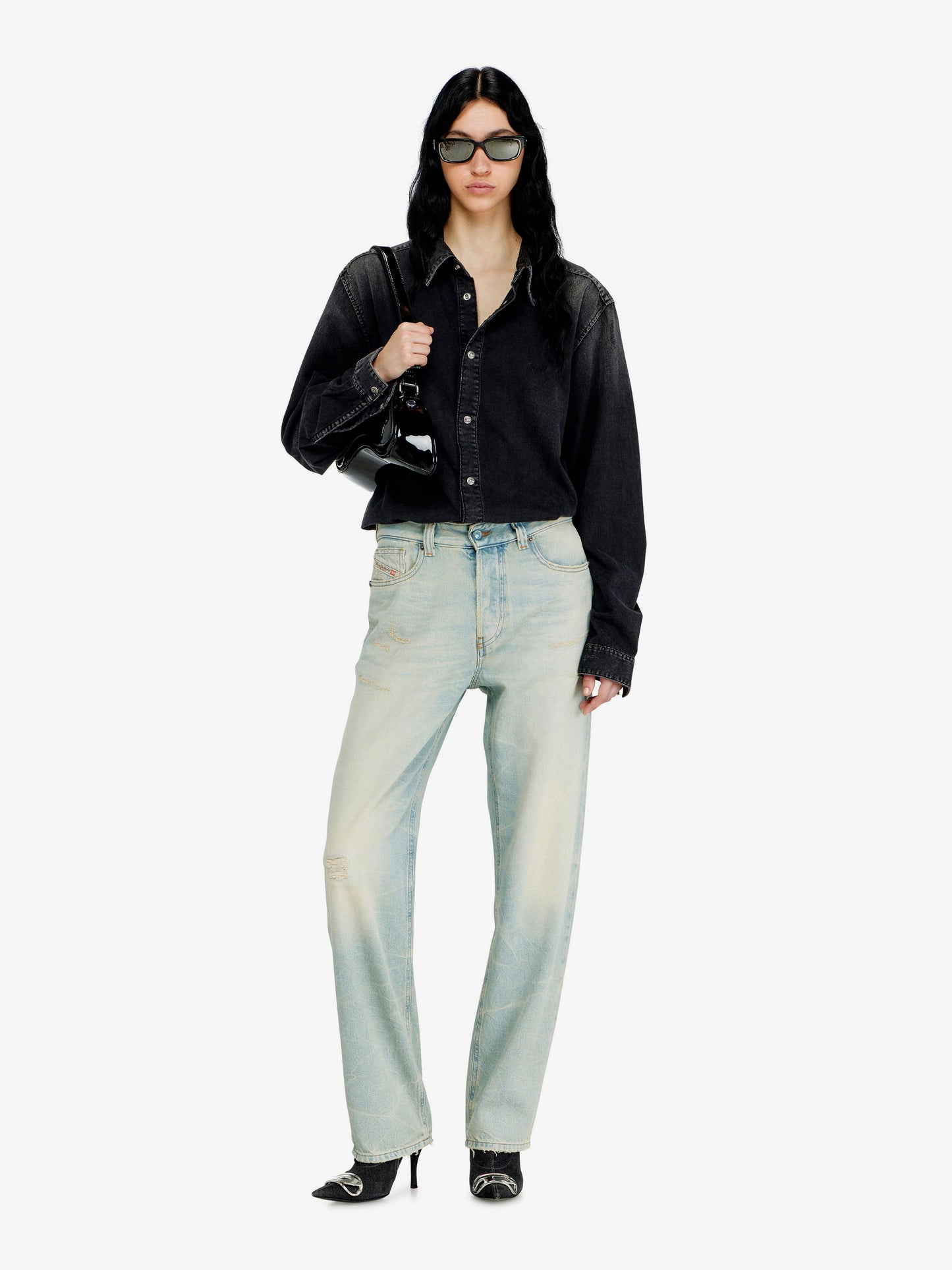 Diesel Women 1988 D-Ark Jeans In Washed-Out Blue Denim DIESEL