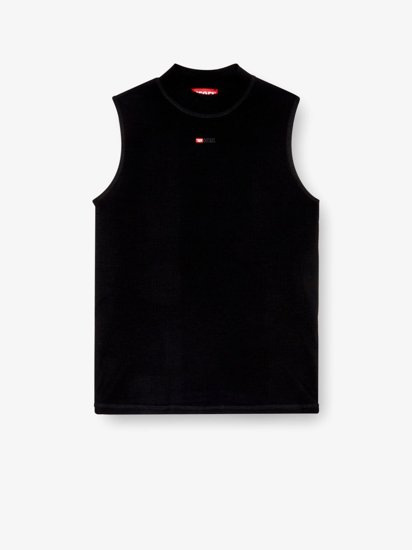 Diesel Women T-Mokky-Sl-Microdiv Tank Top In Stretch Viscose DIESEL