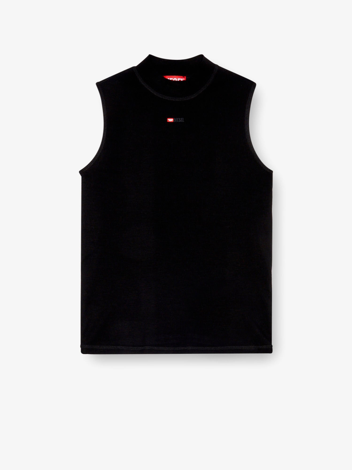 Diesel Women T-Mokky-Sl-Microdiv Tank Top In Stretch Viscose DIESEL