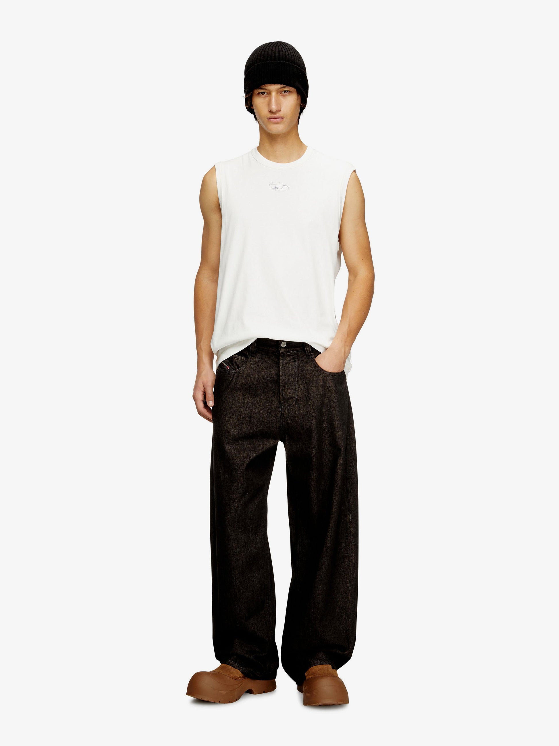 Diesel Men 1997 D-Enim-M Black Denim Trousers DIESEL