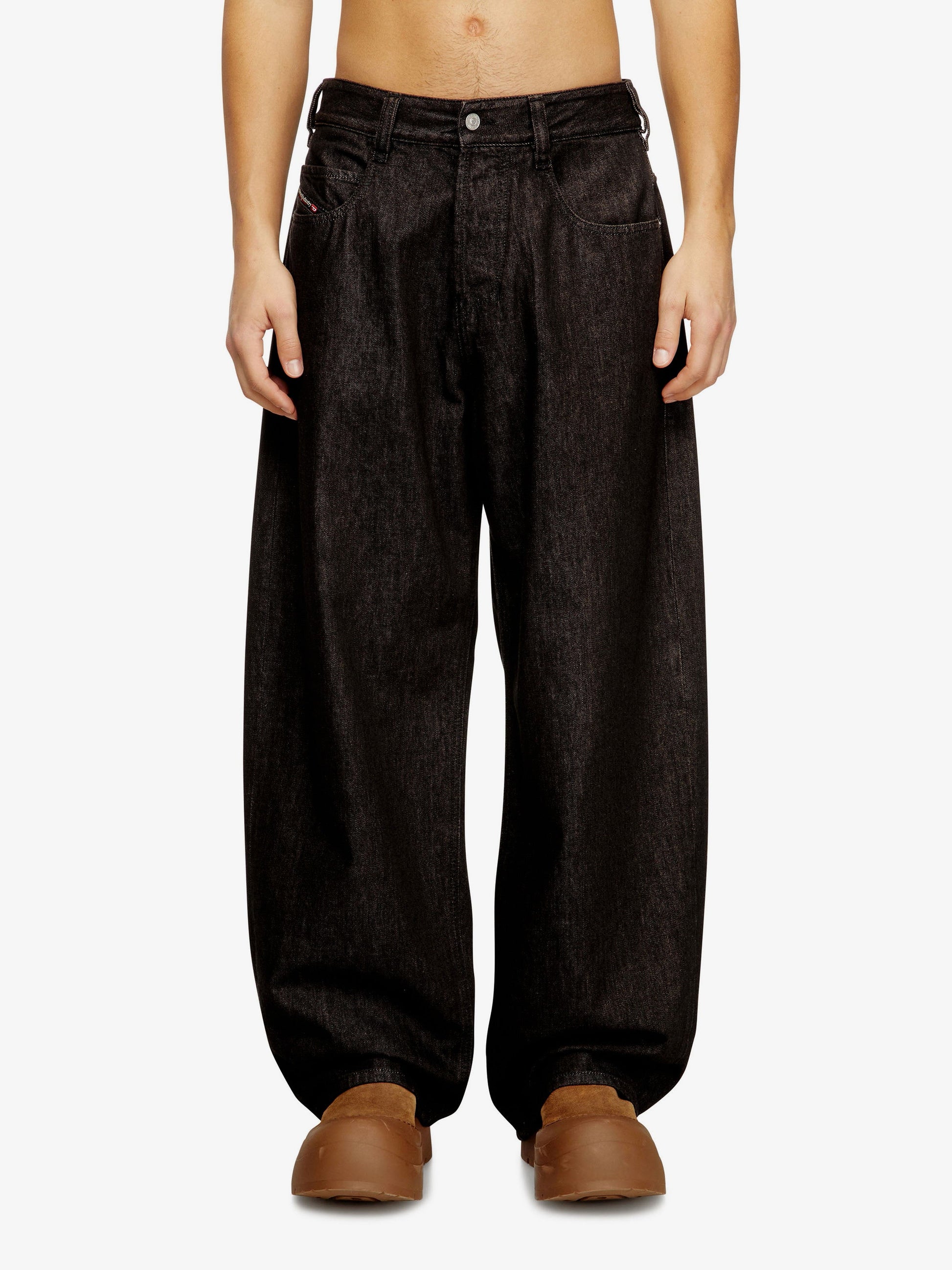 Diesel Men 1997 D-Enim-M Black Denim Trousers DIESEL
