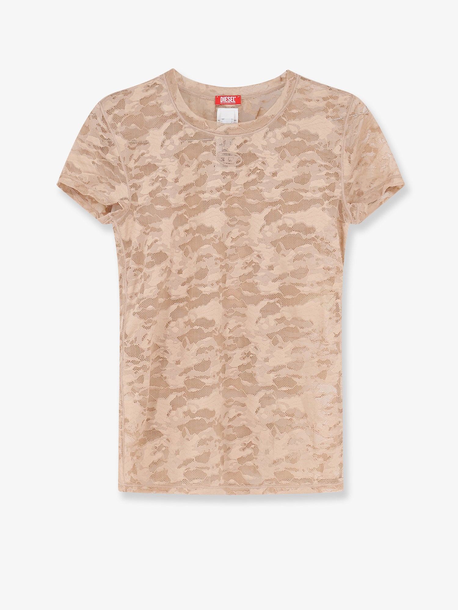 Diesel Women Kasia-Utlt Lace T-Shirt DIESEL