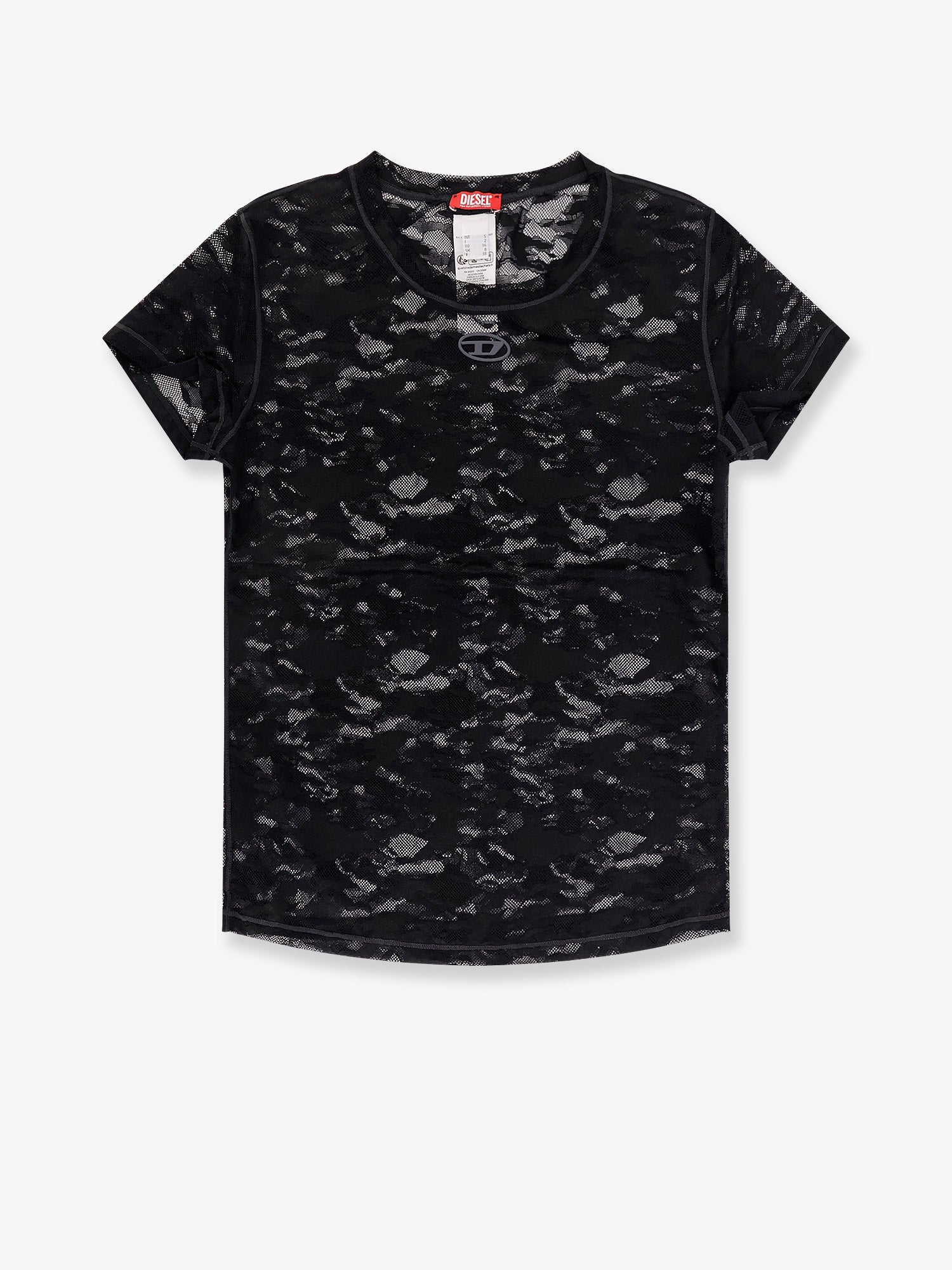 Diesel Women Kasia-Utlt Lace T-Shirt DIESEL