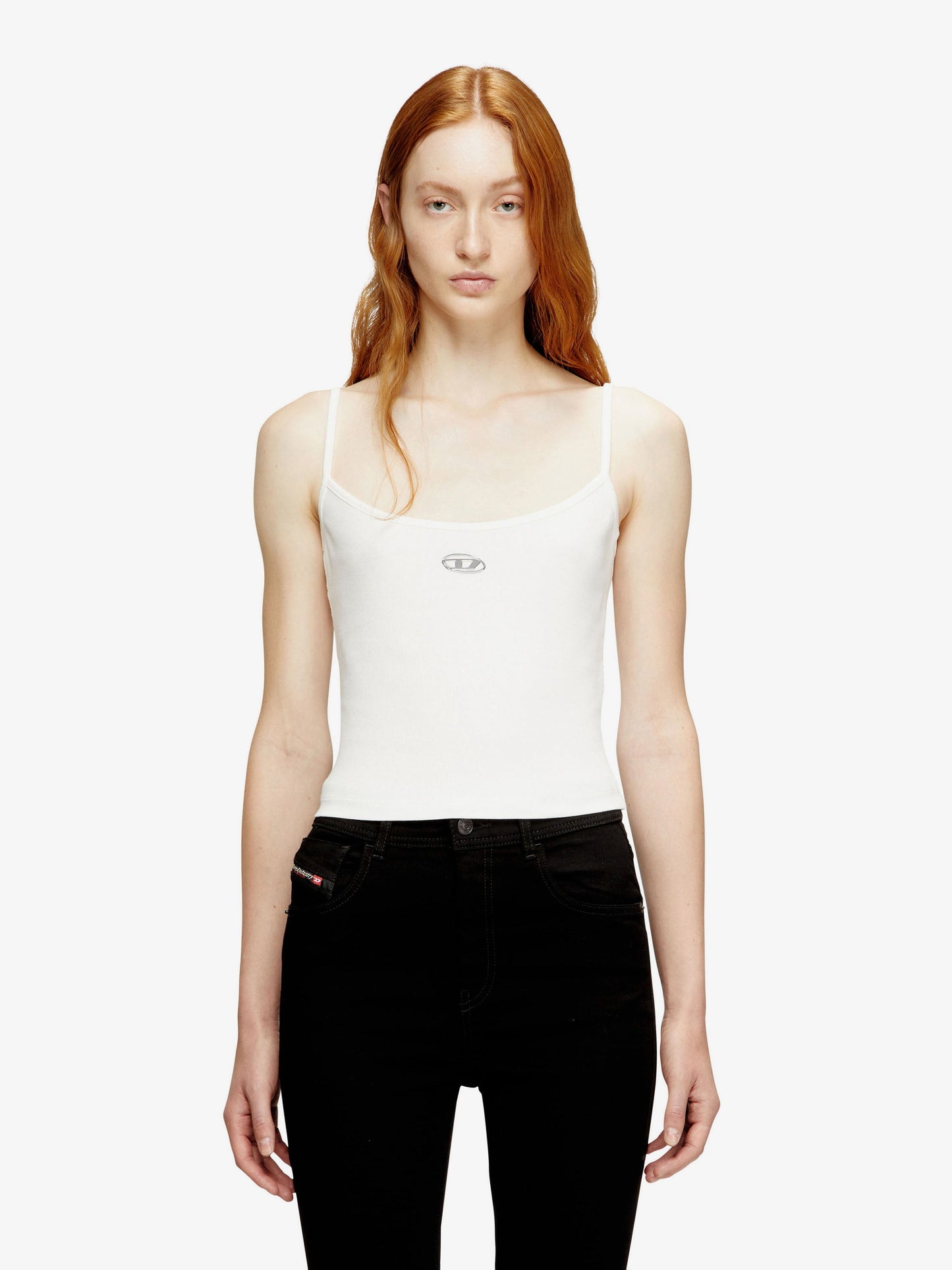 Diesel Women Cotton Tank Top DIESEL
