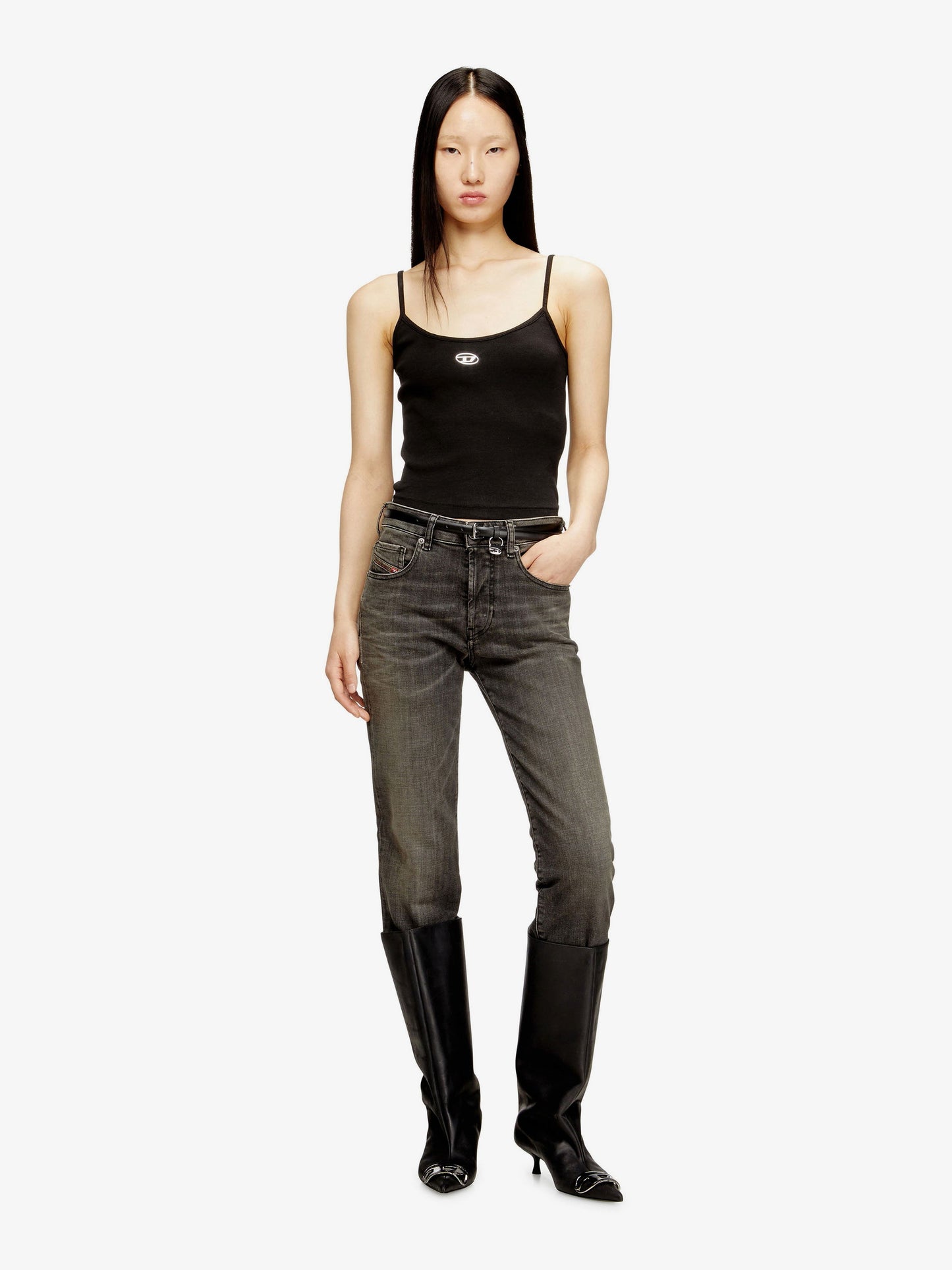 Diesel Women Cotton Tank Top DIESEL