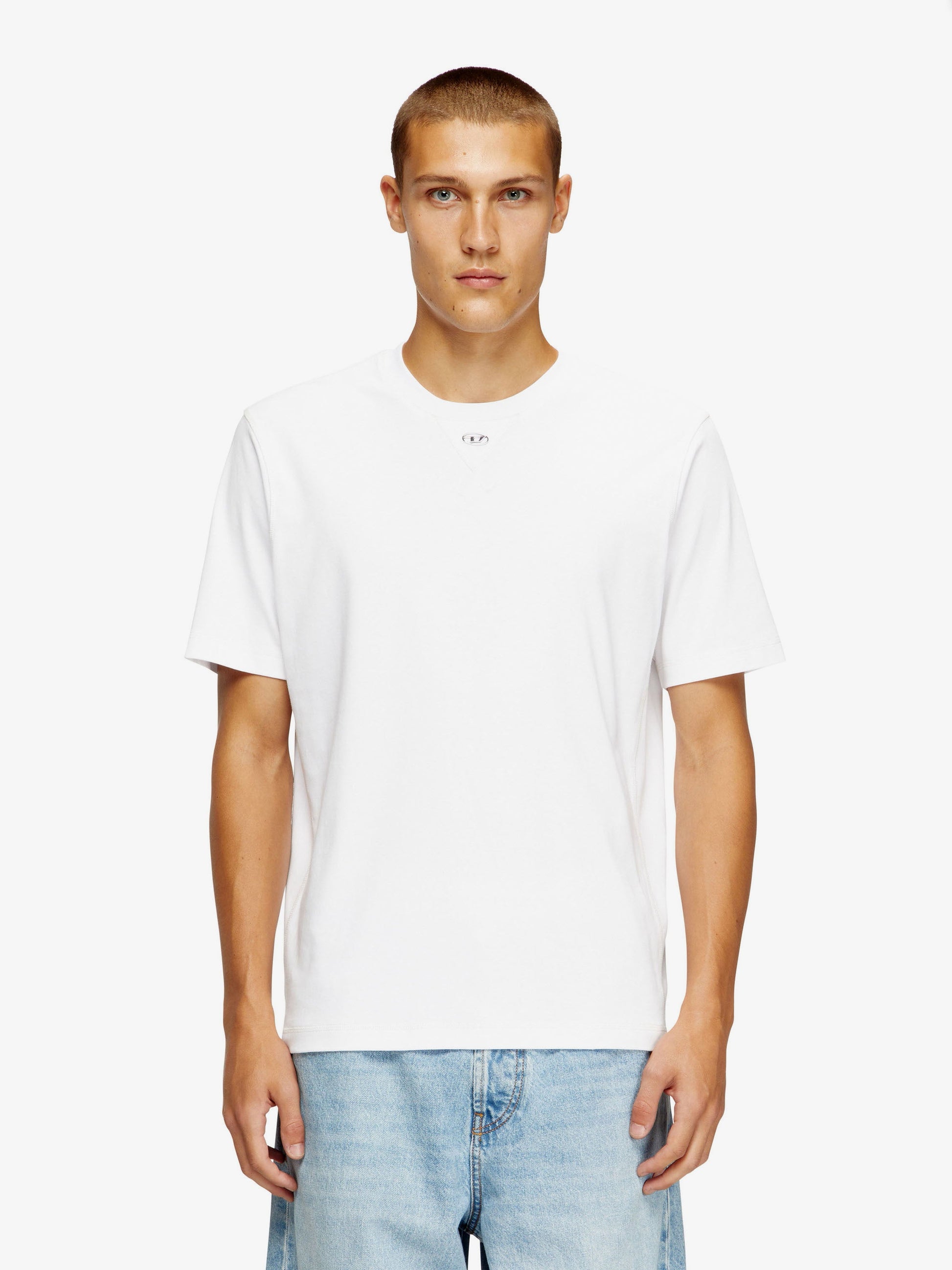 Diesel Men T-Madjust-Tr Cotton T-Shirt DIESEL