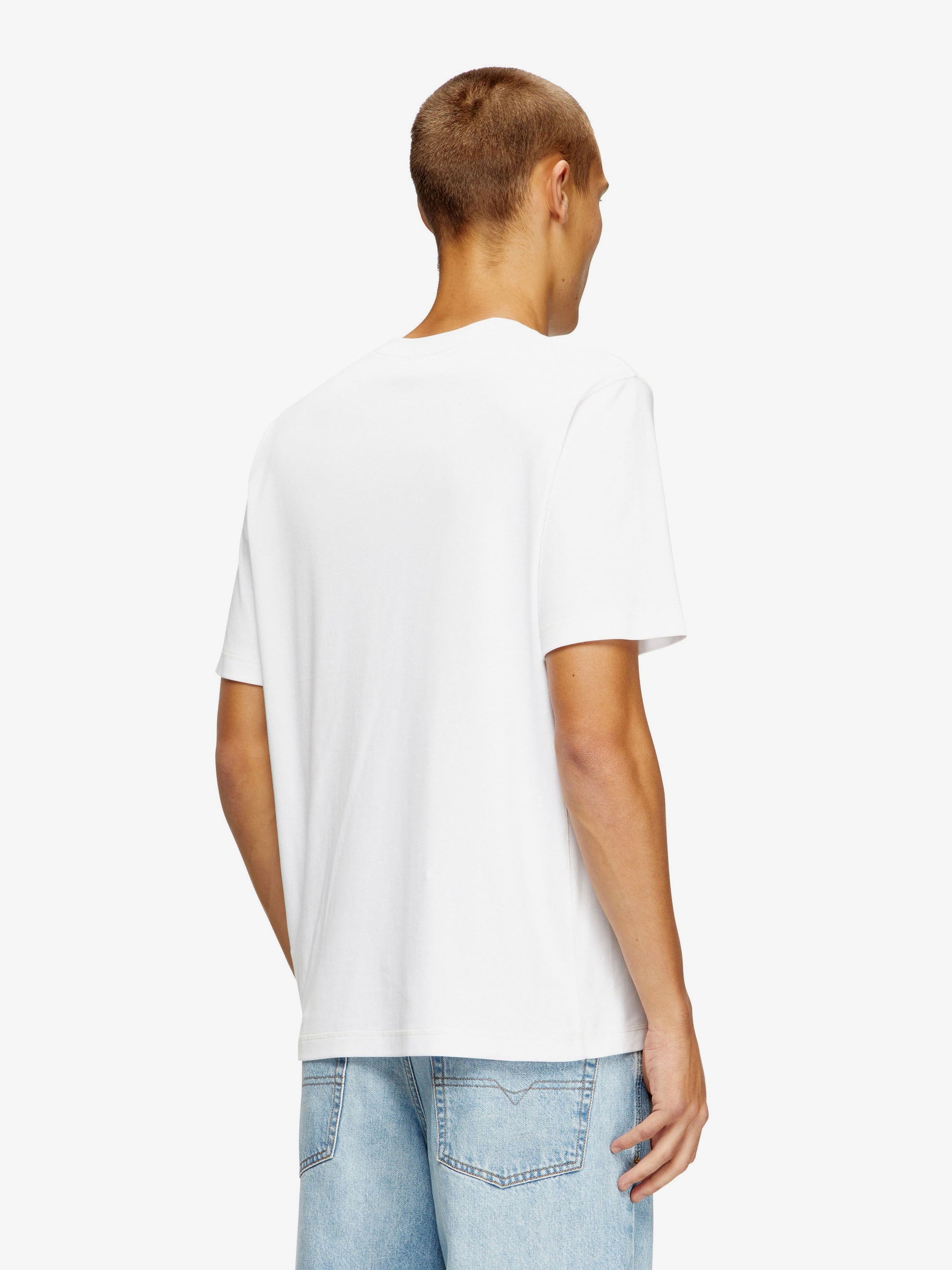 Diesel Men T-Madjust-Tr Cotton T-Shirt DIESEL