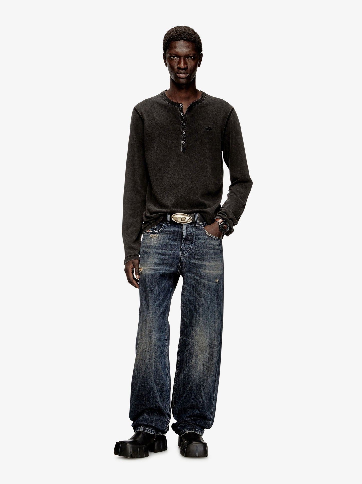 Diesel Men T-Mind Cotton T-Shirt DIESEL