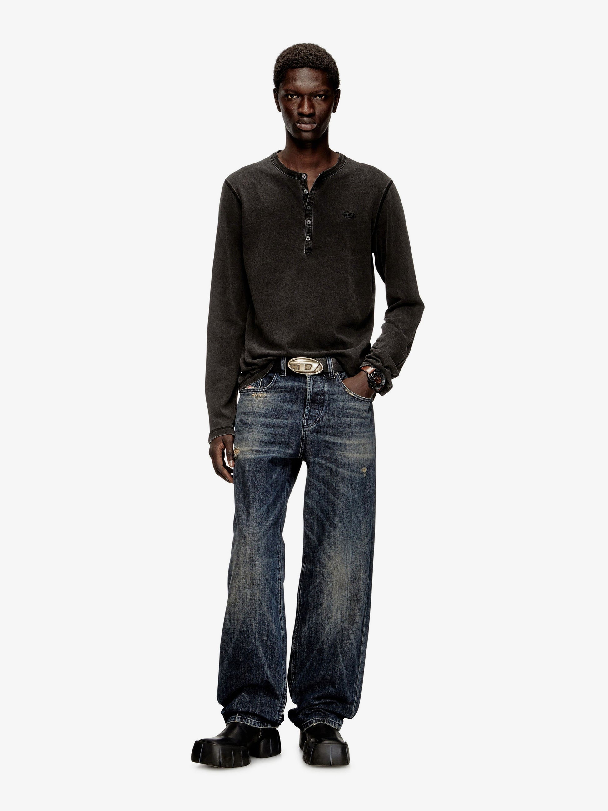 Diesel Men T-Mind Cotton T-Shirt DIESEL