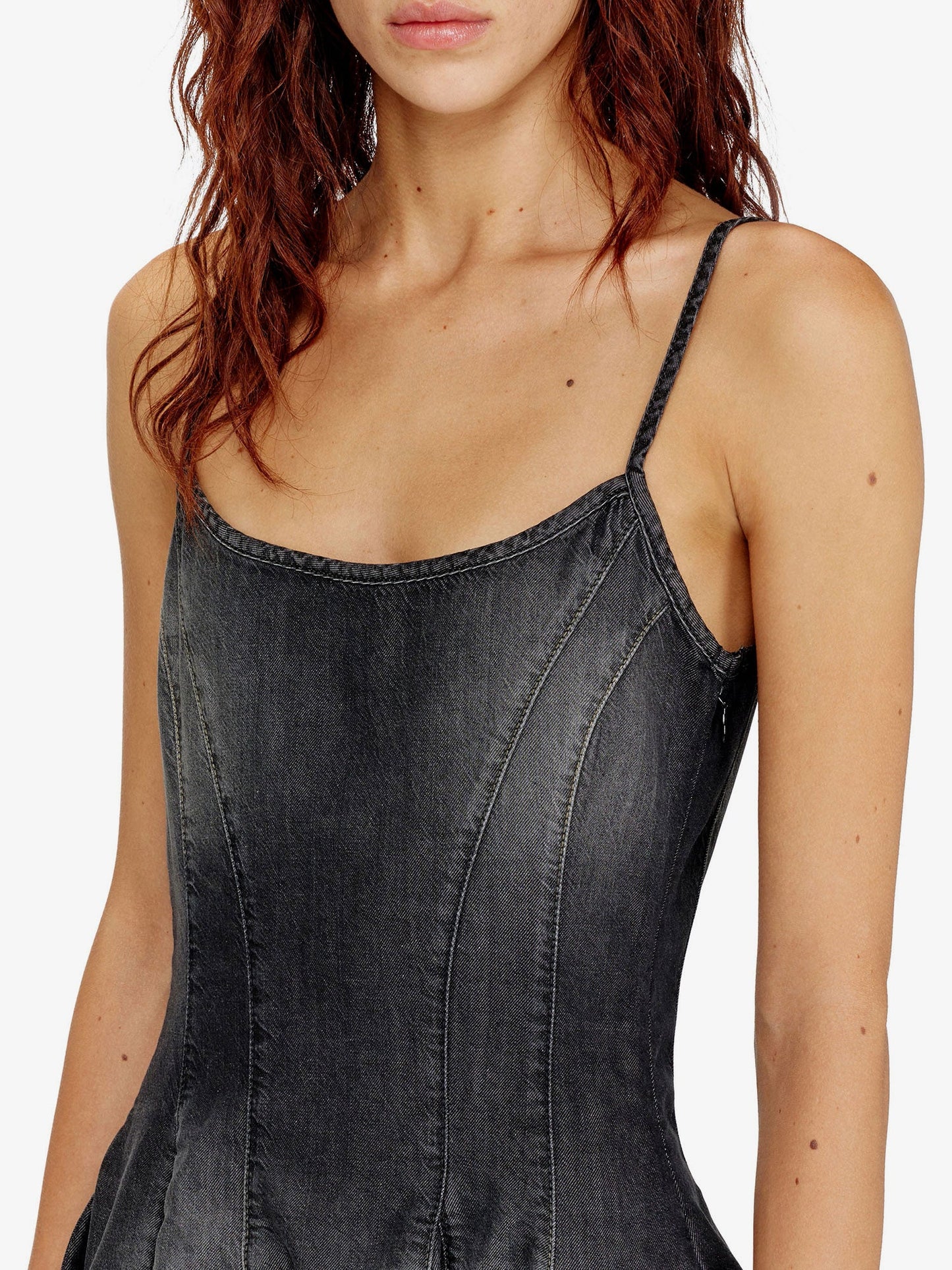 Diesel Women De-Spoky-S Denim Short Dress DIESEL