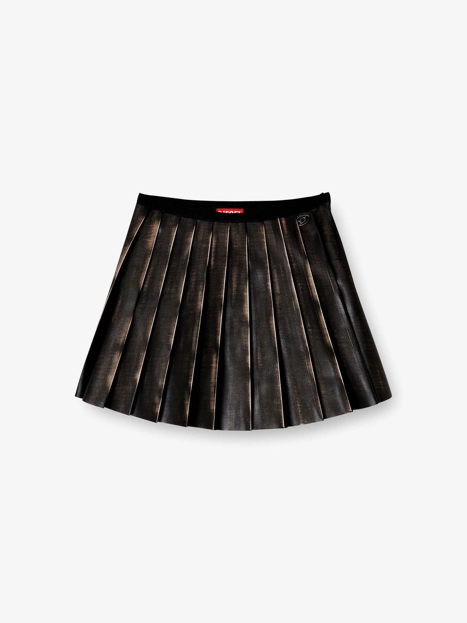 Diesel Women O-Saka-Mini Faux Leather Skirt DIESEL