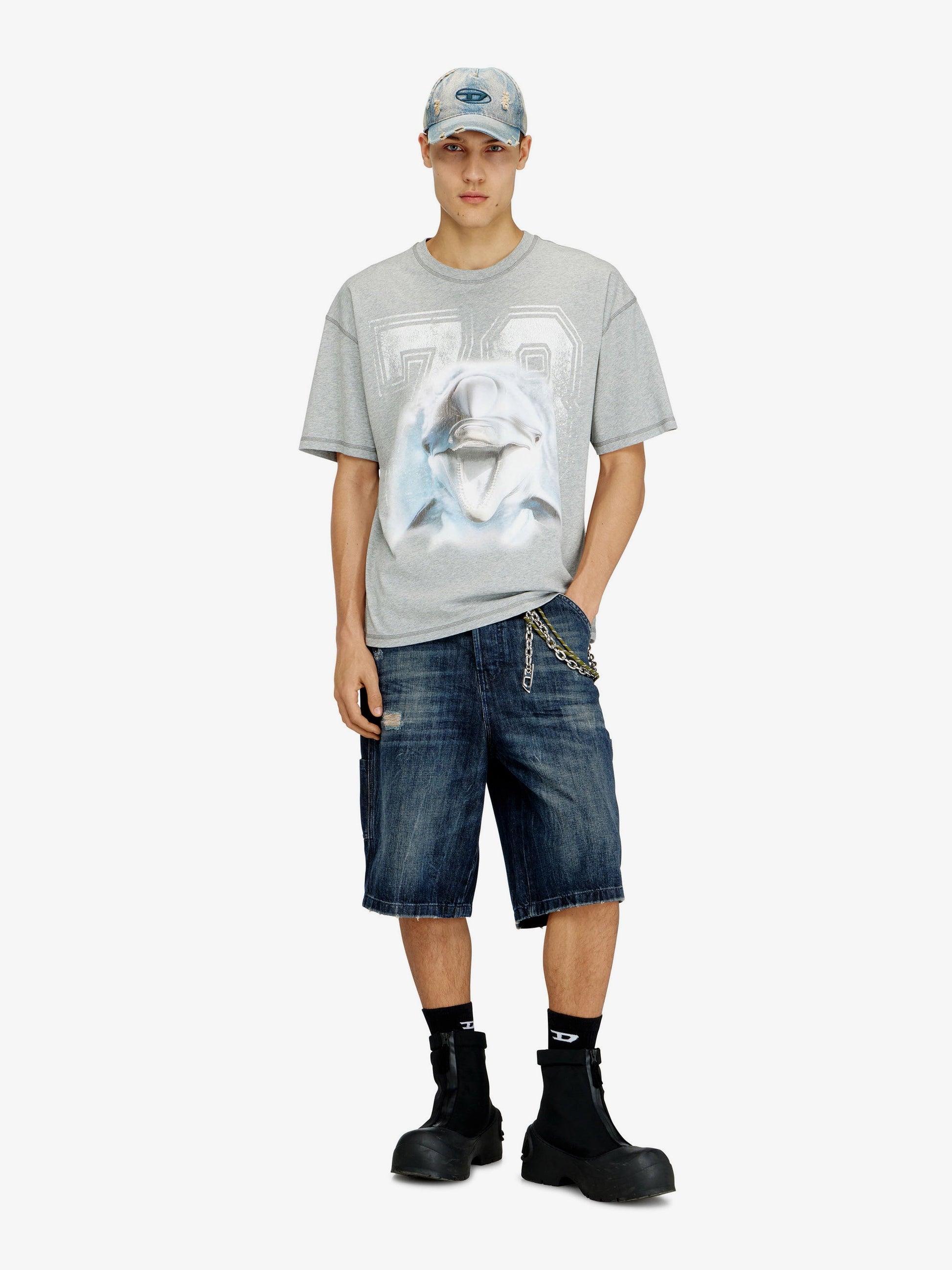 Diesel Men C-Enic Denim With Used Effect DIESEL