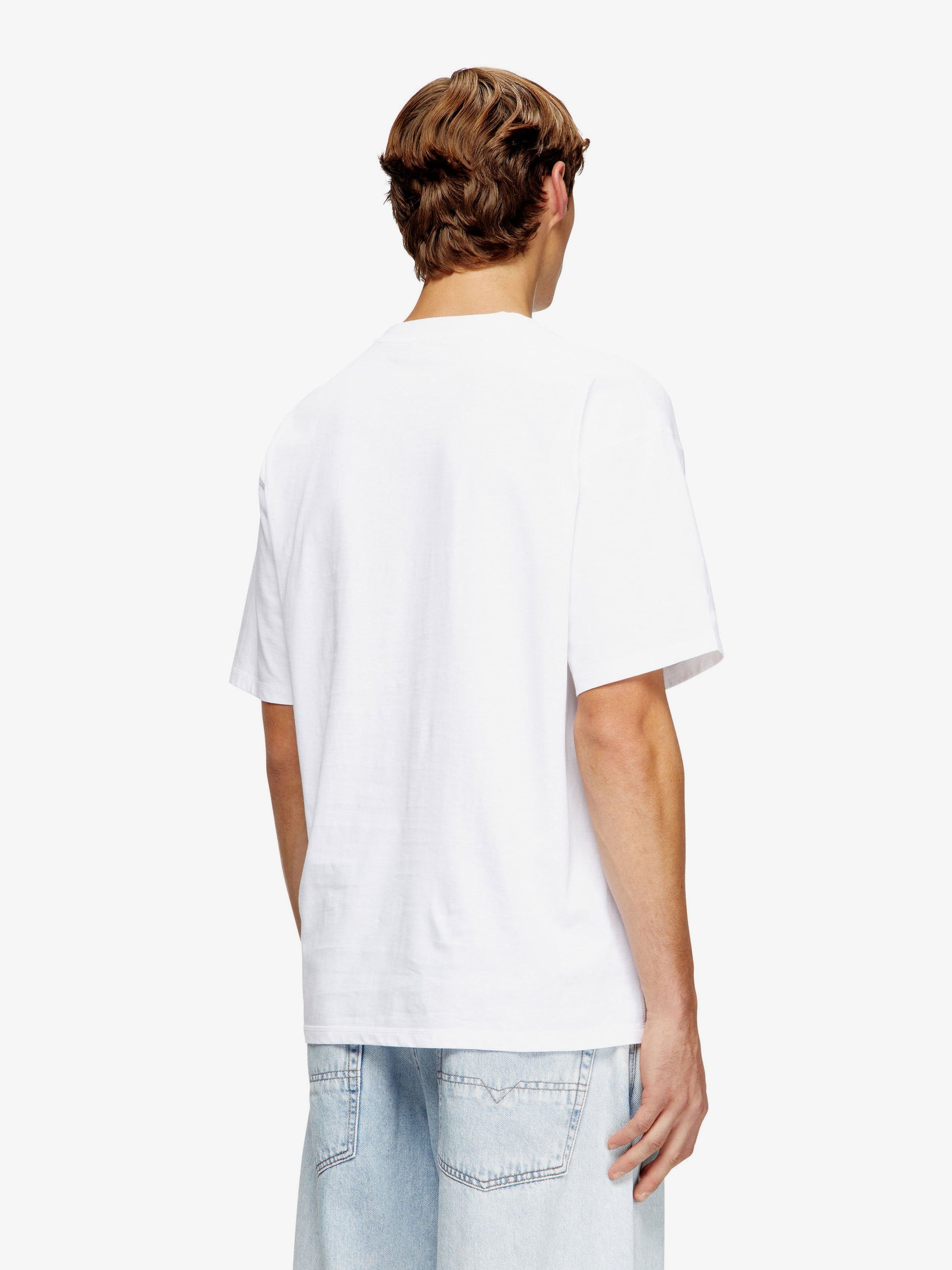 Diesel Men T-Lucien-Ihbi Cotton T-Shirt DIESEL