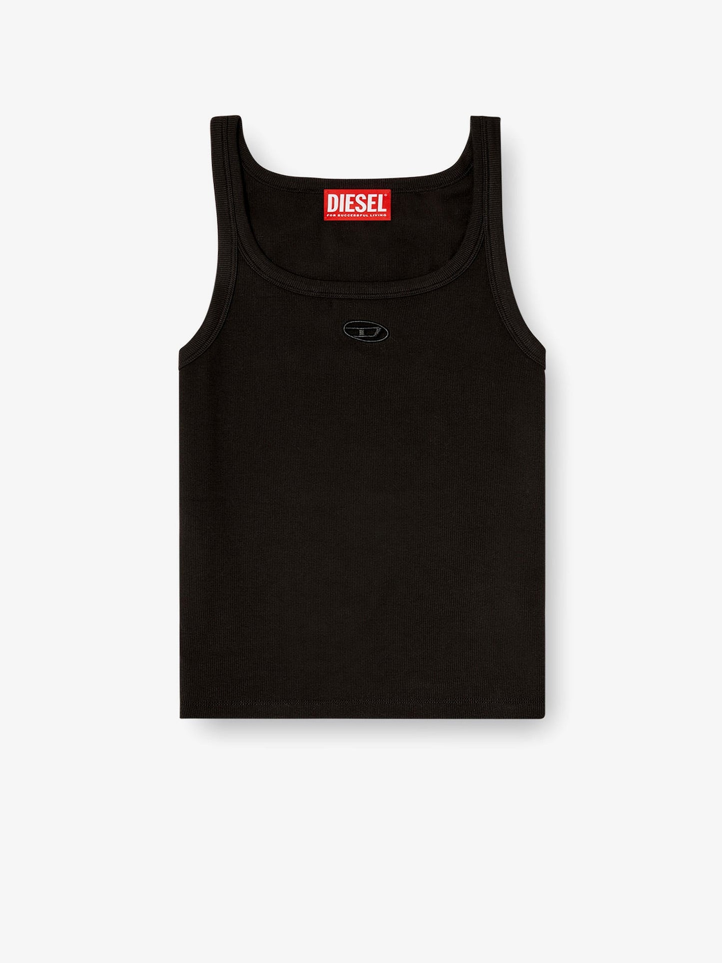 Diesel Women T-Wife-Od Ribbed Cotton Tank Top DIESEL