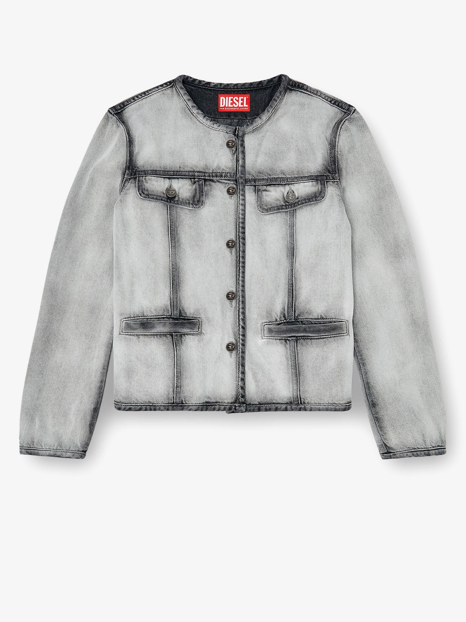 Diesel Women De-Grafy-Fsi Cotton And Lyocell Jacket DIESEL