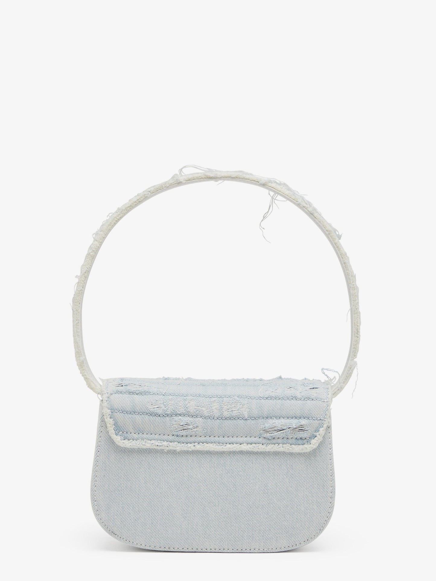 Diesel Women 1Dr Denim Shoulder Bag With Rhinestone D Logo DIESEL