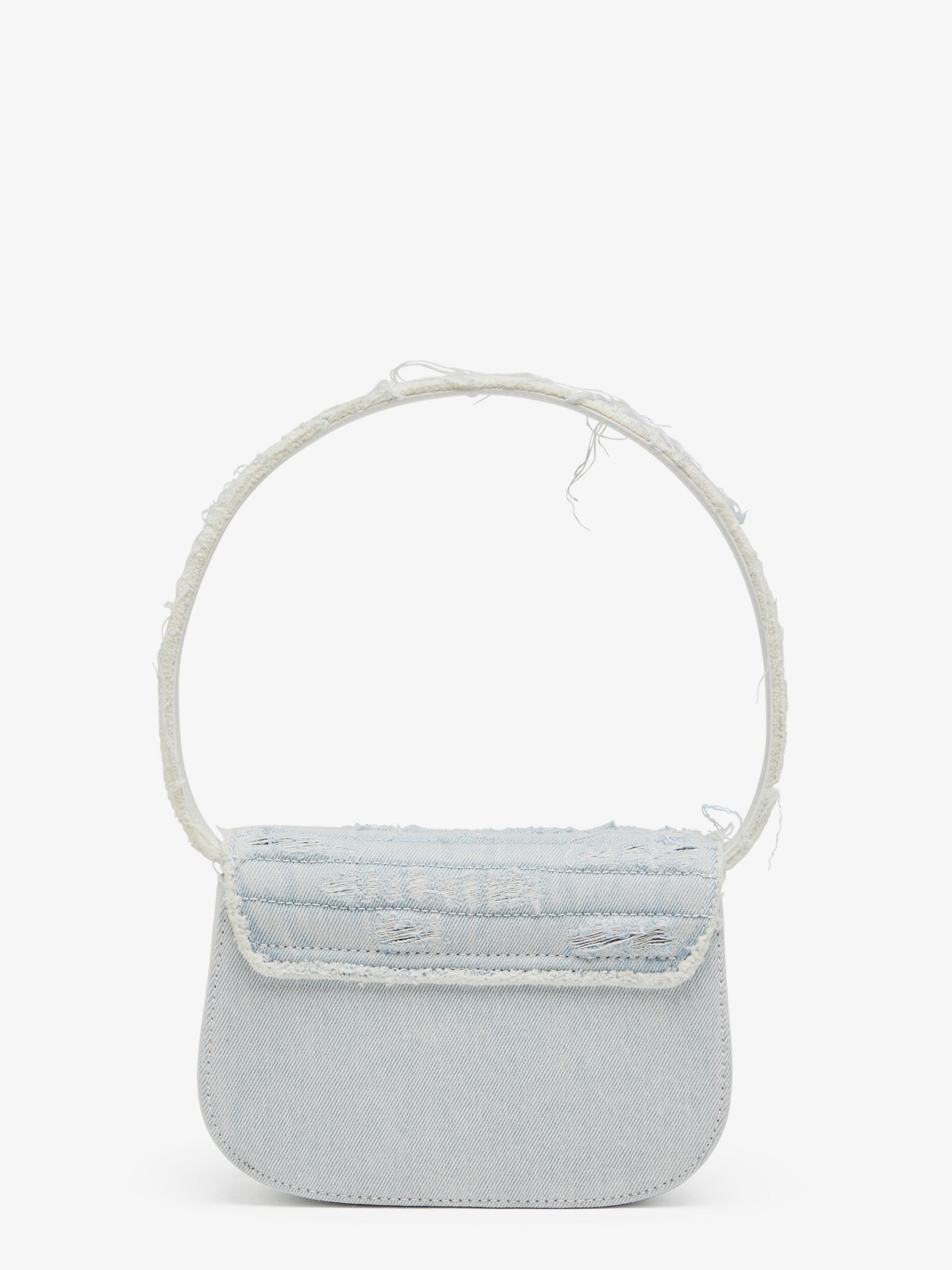 Diesel Women 1Dr Denim Shoulder Bag With Rhinestone D Logo DIESEL