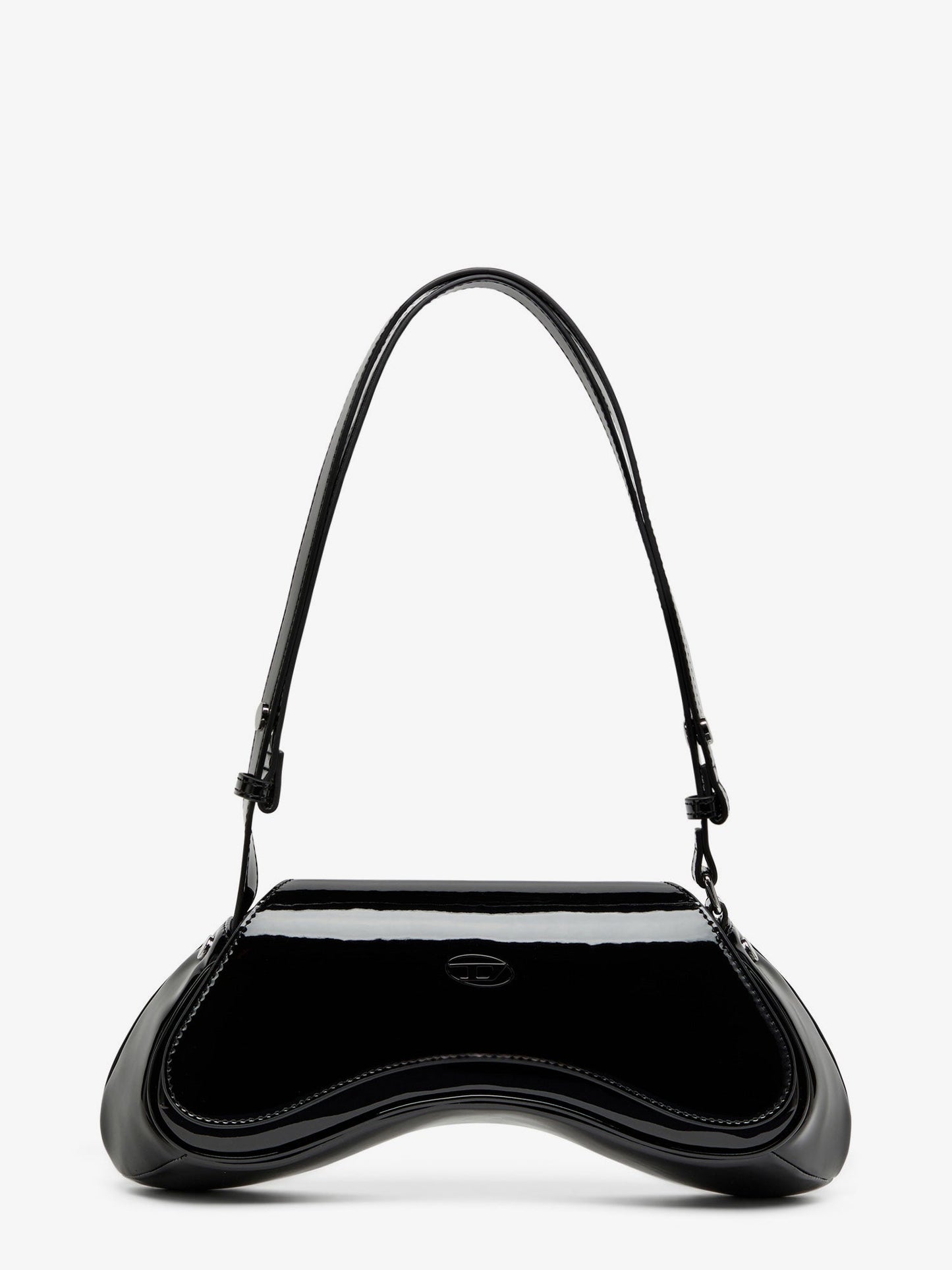 Diesel Women Play Crossbody Patent Fabric Bag DIESEL