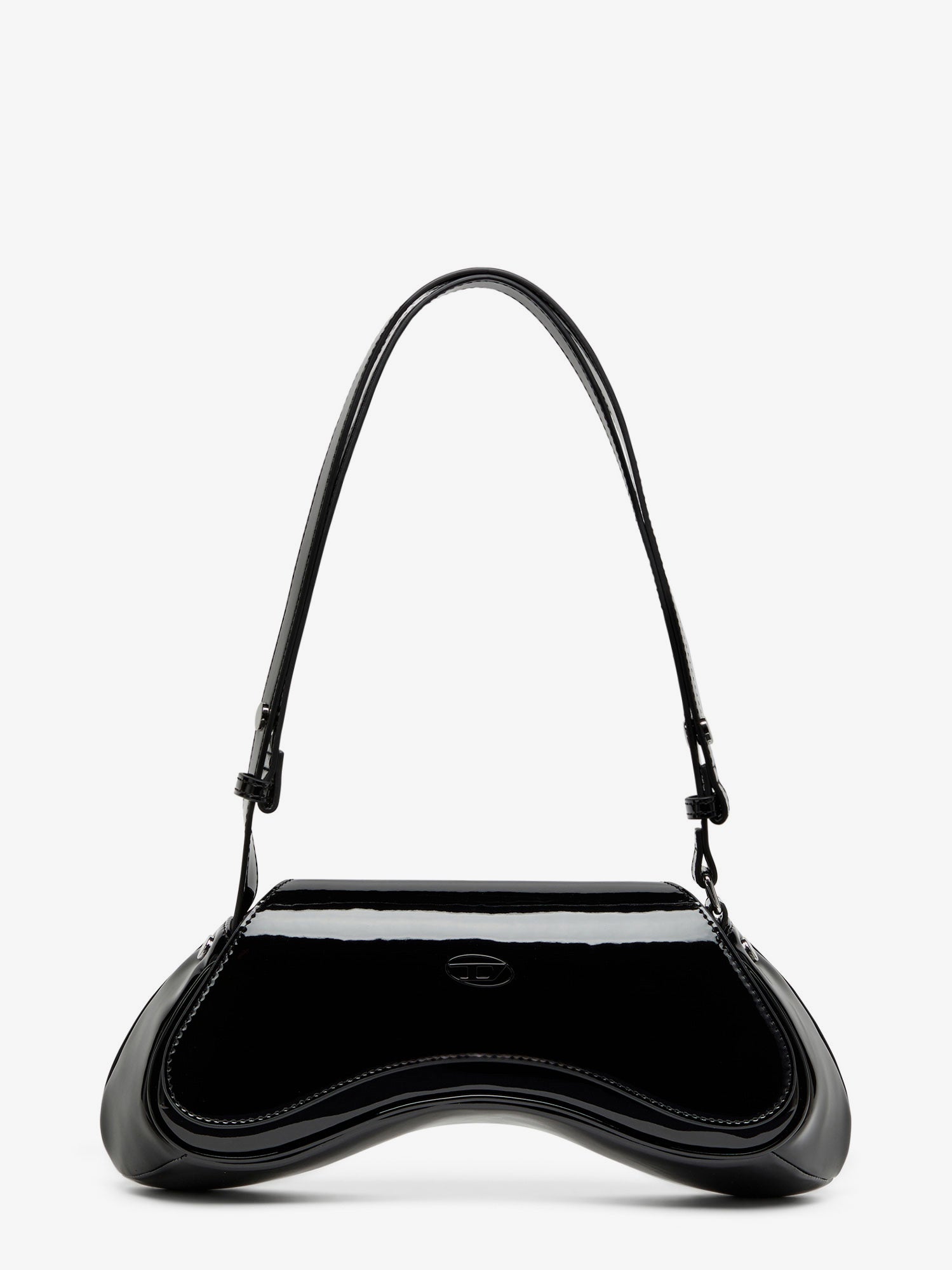 Diesel Women Play Crossbody Patent Fabric Bag DIESEL