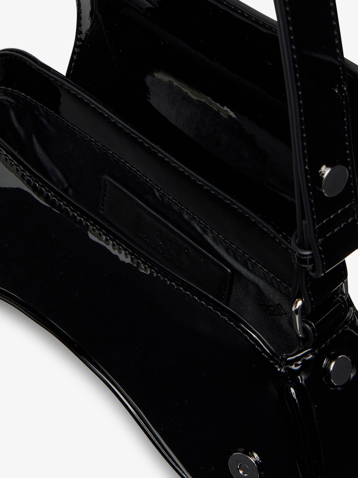 Diesel Women Play Crossbody Patent Fabric Bag DIESEL